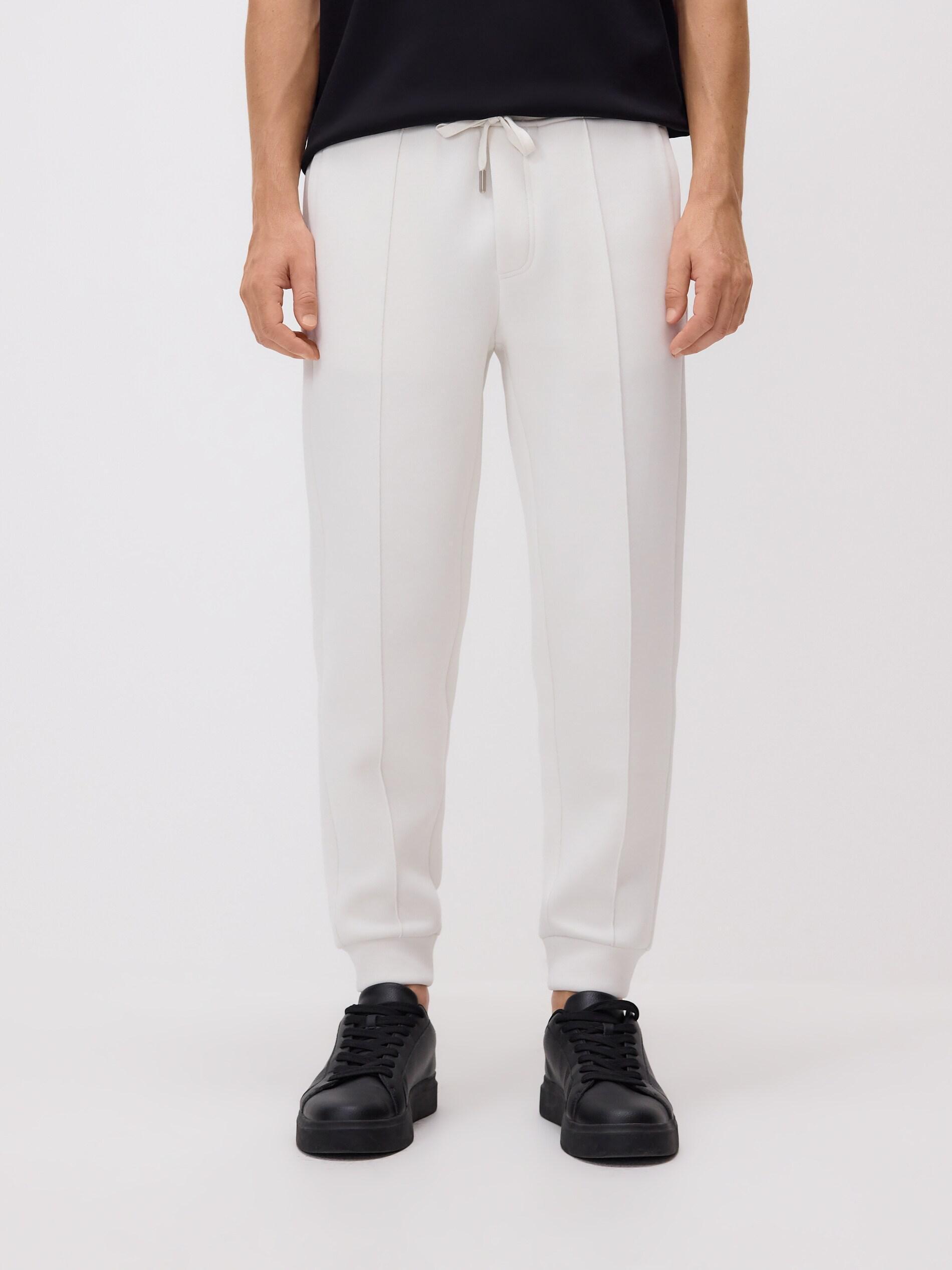 CREAM Slim sweatpants, Ivory, medium