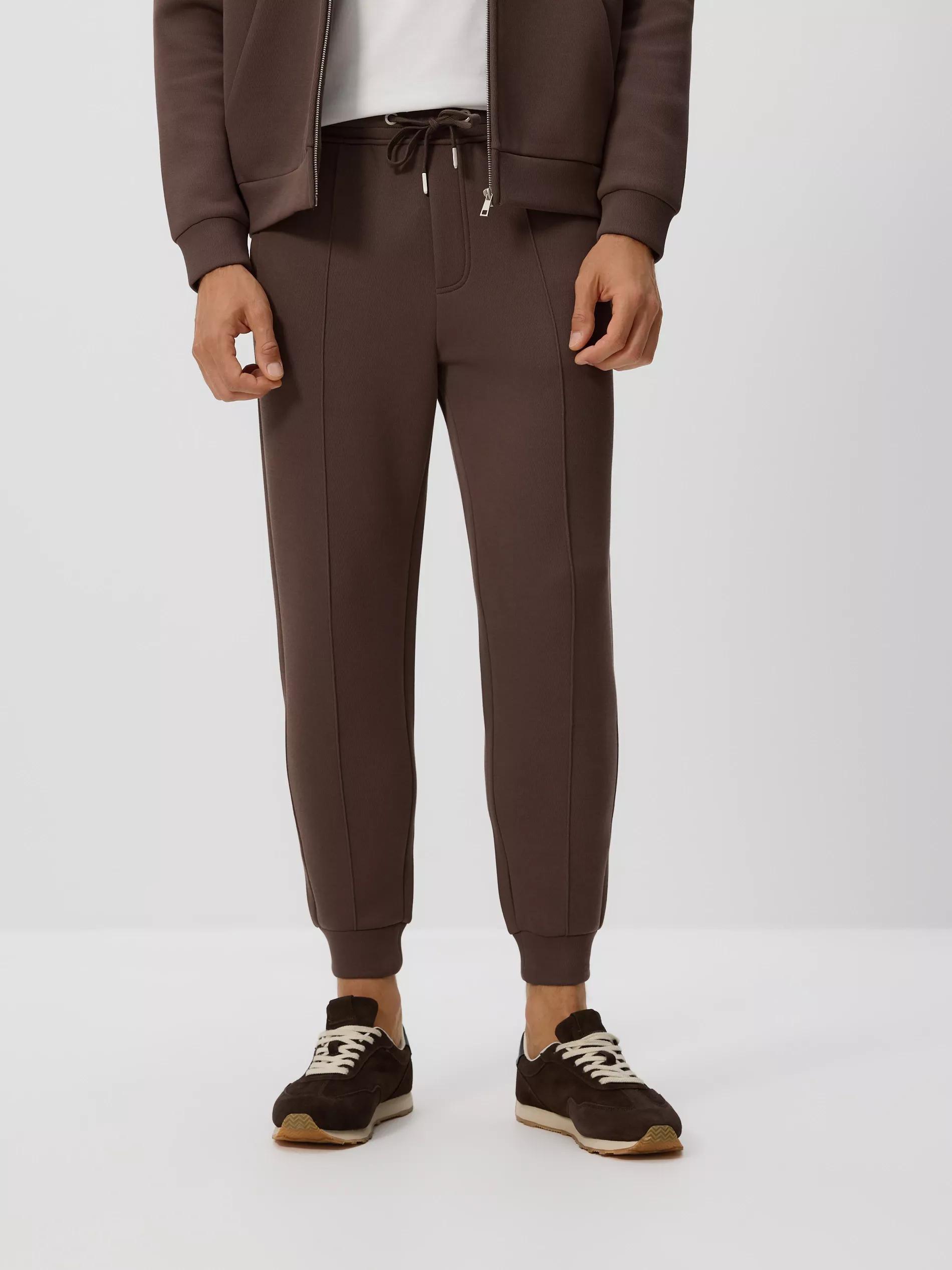 Beige Slim Sweatpants, , large image number 0