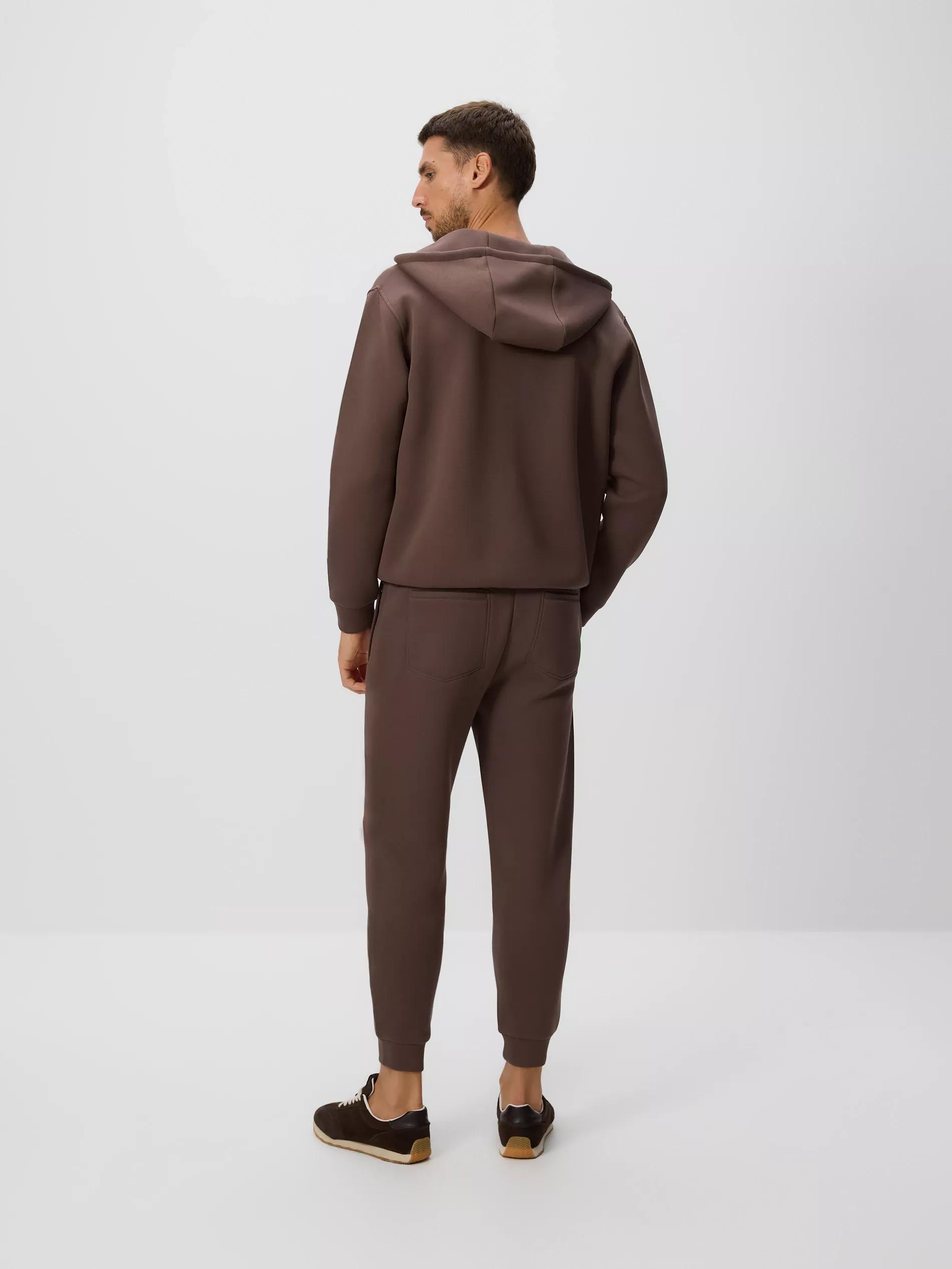 Beige Slim Sweatpants, , large image number 2