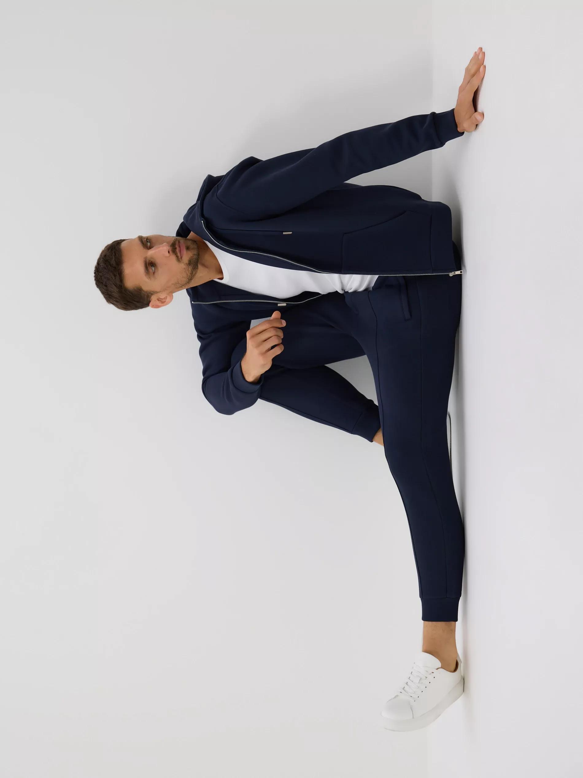Navy Slim Sweatpants, , large image number 1