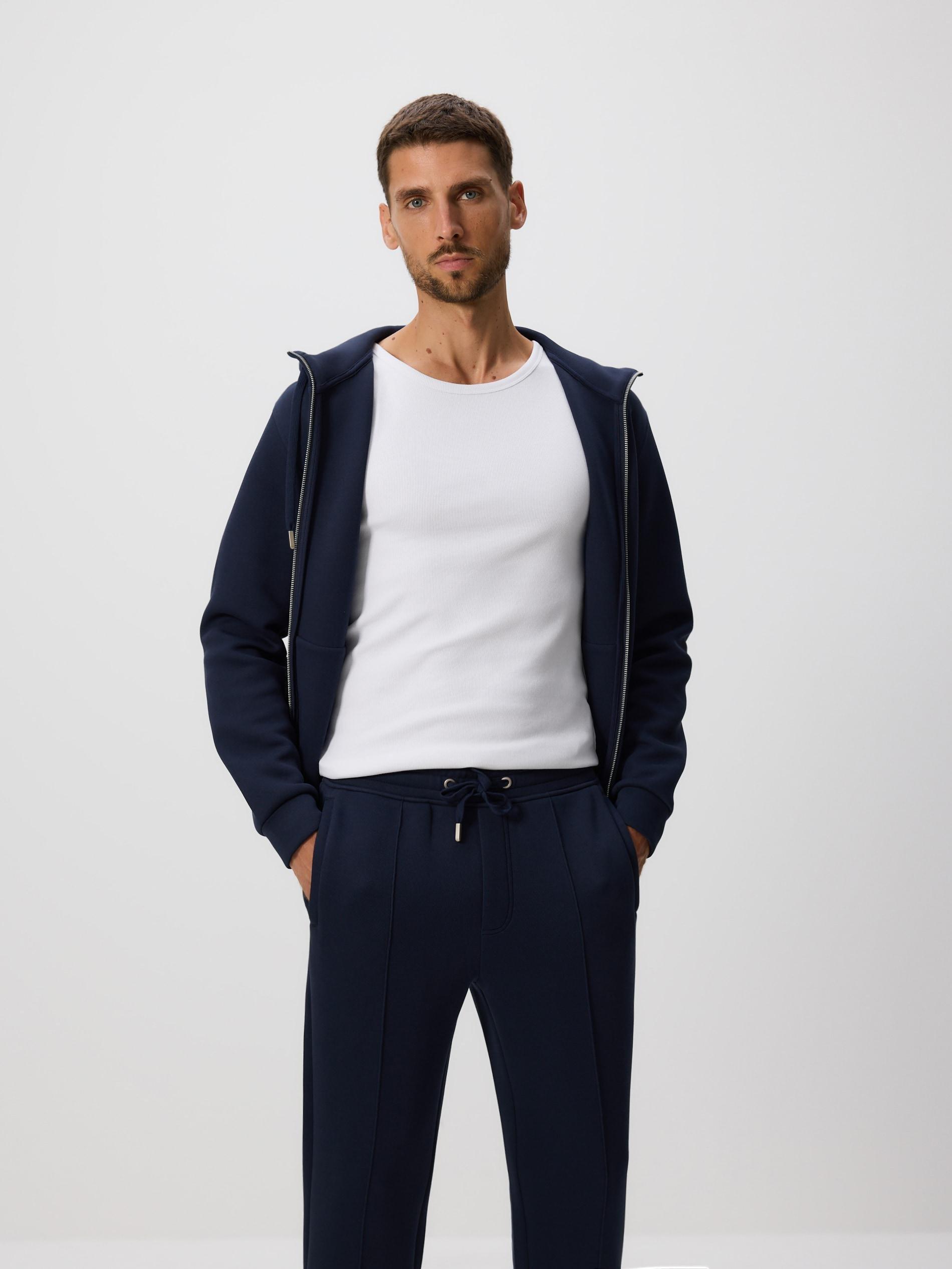 Navy Slim Sweatpants, , large image number 2