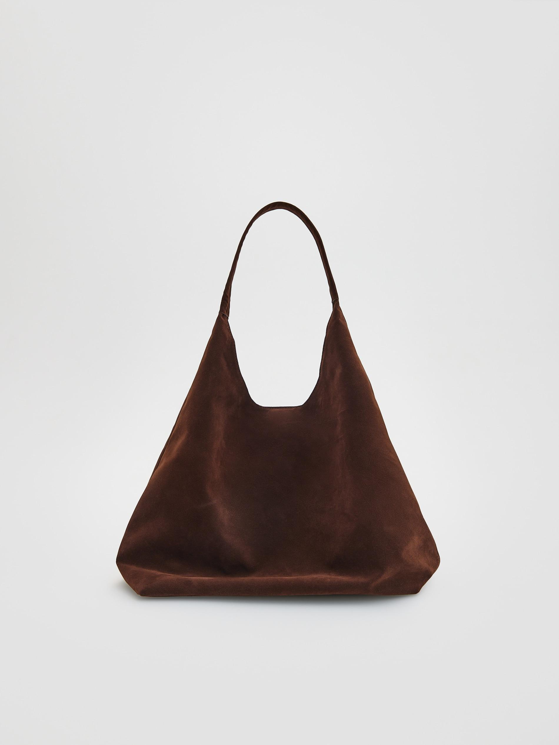Brown Shopper Bag, Brown, large image number 2