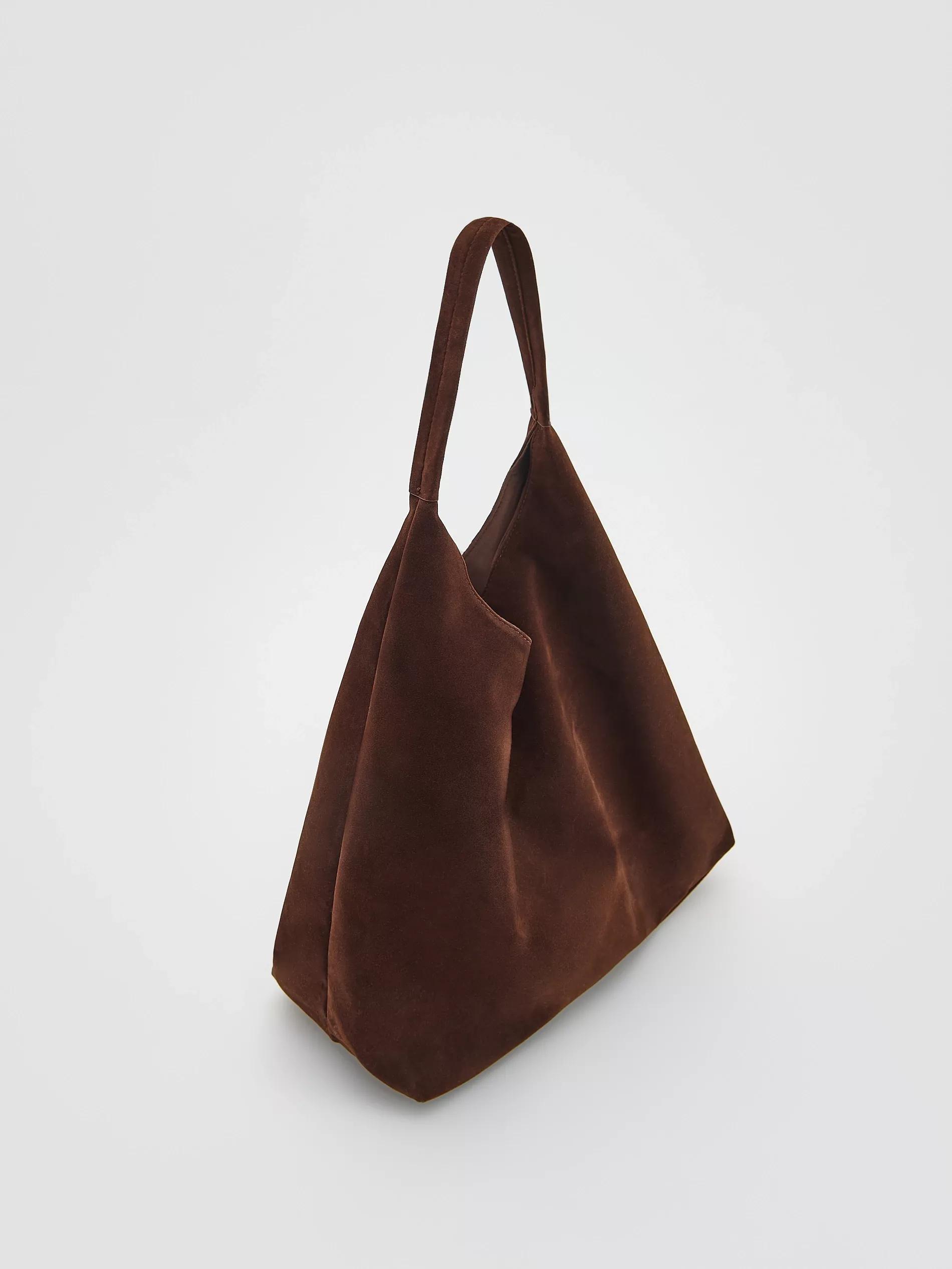 Brown Shopper Bag, Brown, large image number 3