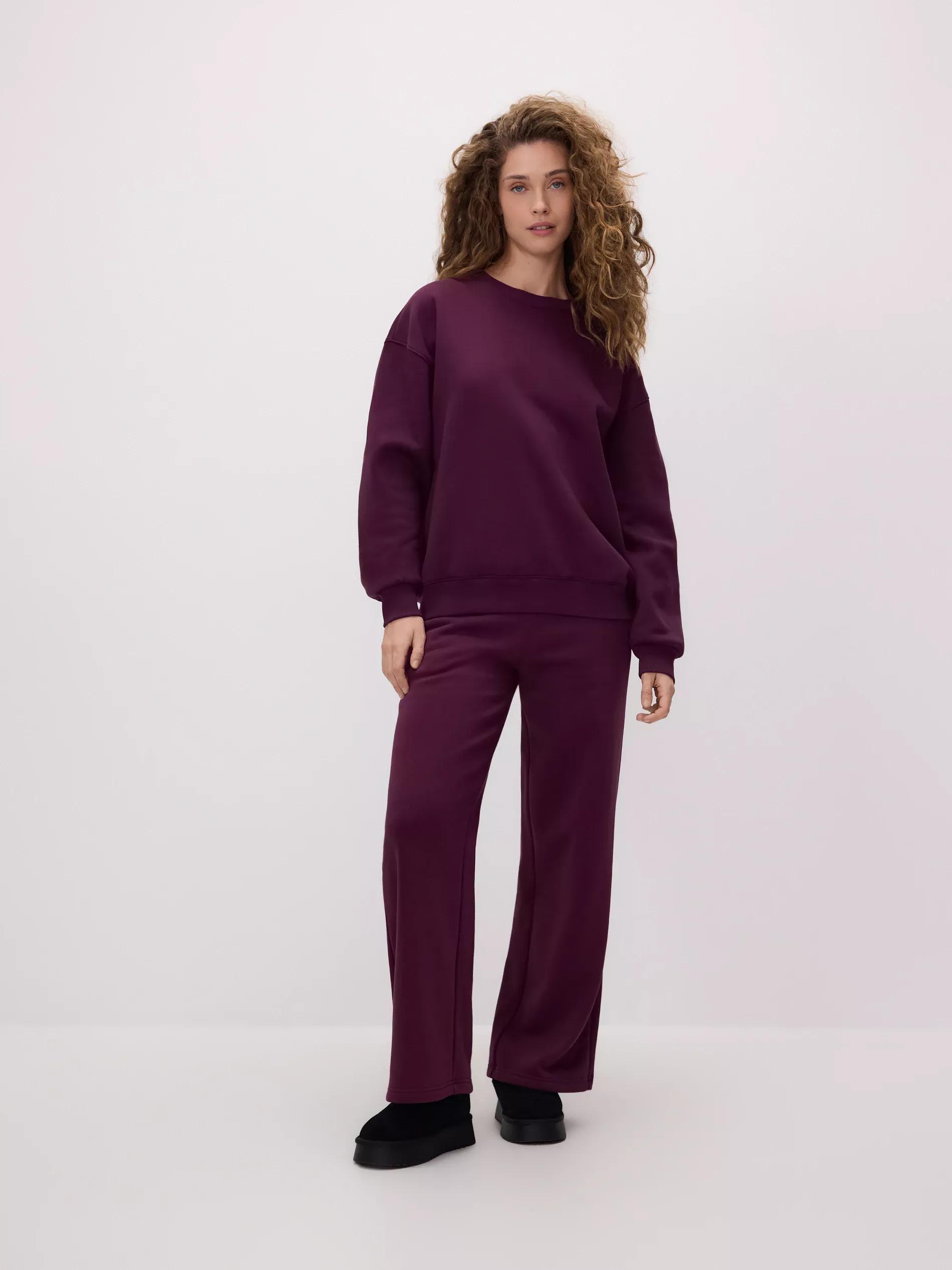 Purple Joggers With Cuffs, Purple, large image number 1