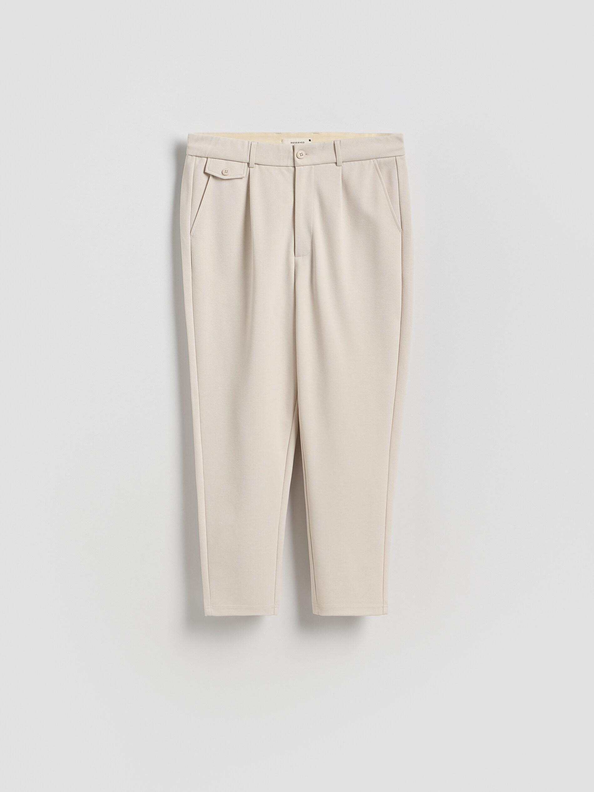 Beige Regular Fit Chino Trousers, Beige, large image number 0