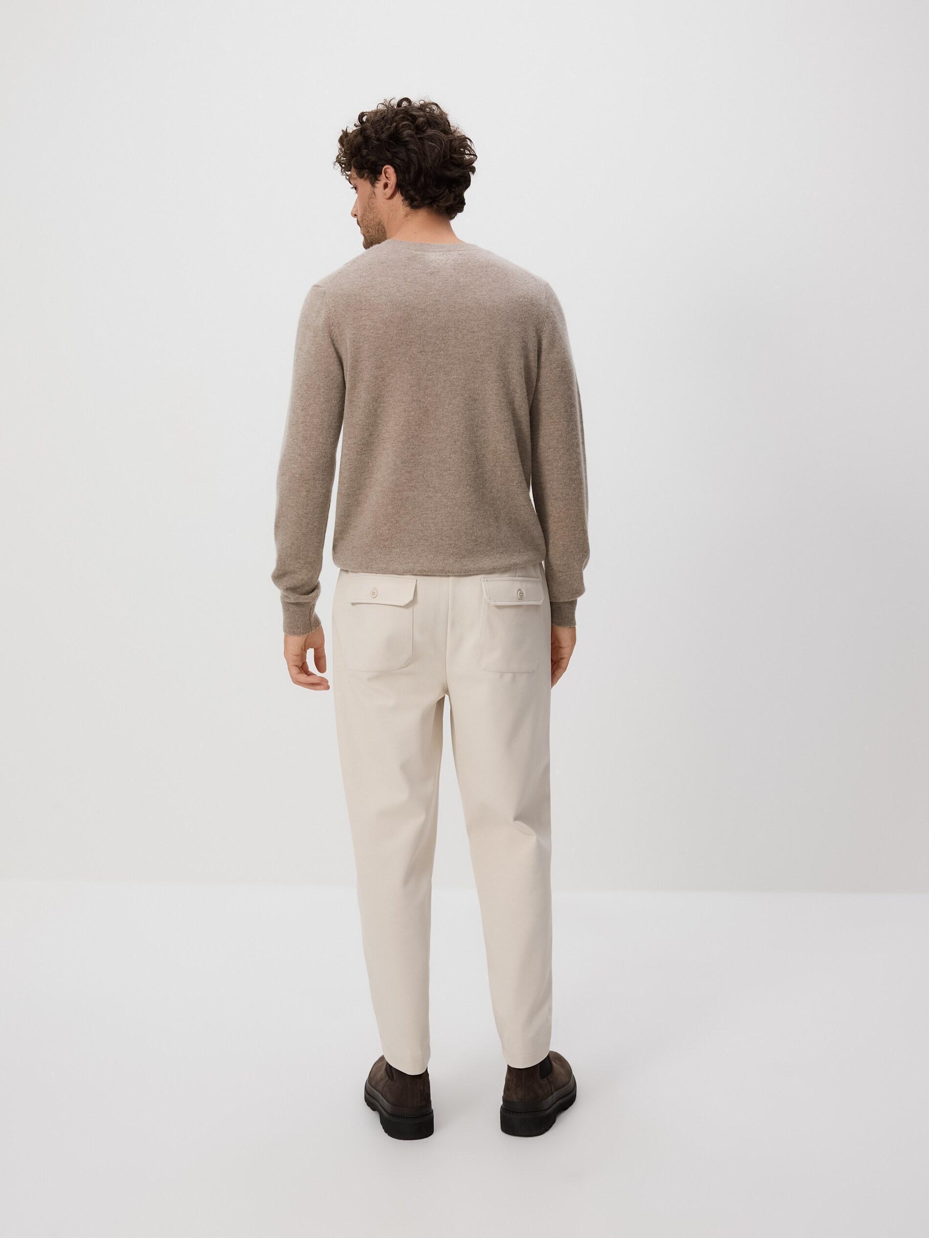 Beige Regular Fit Chino Trousers, Beige, large image number 3