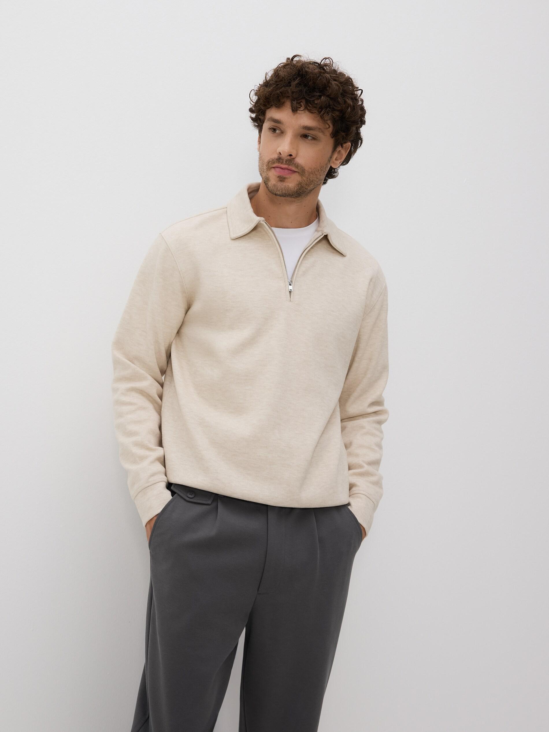 Grey Regular Fit Chino Trousers, Light grey, large image number 1