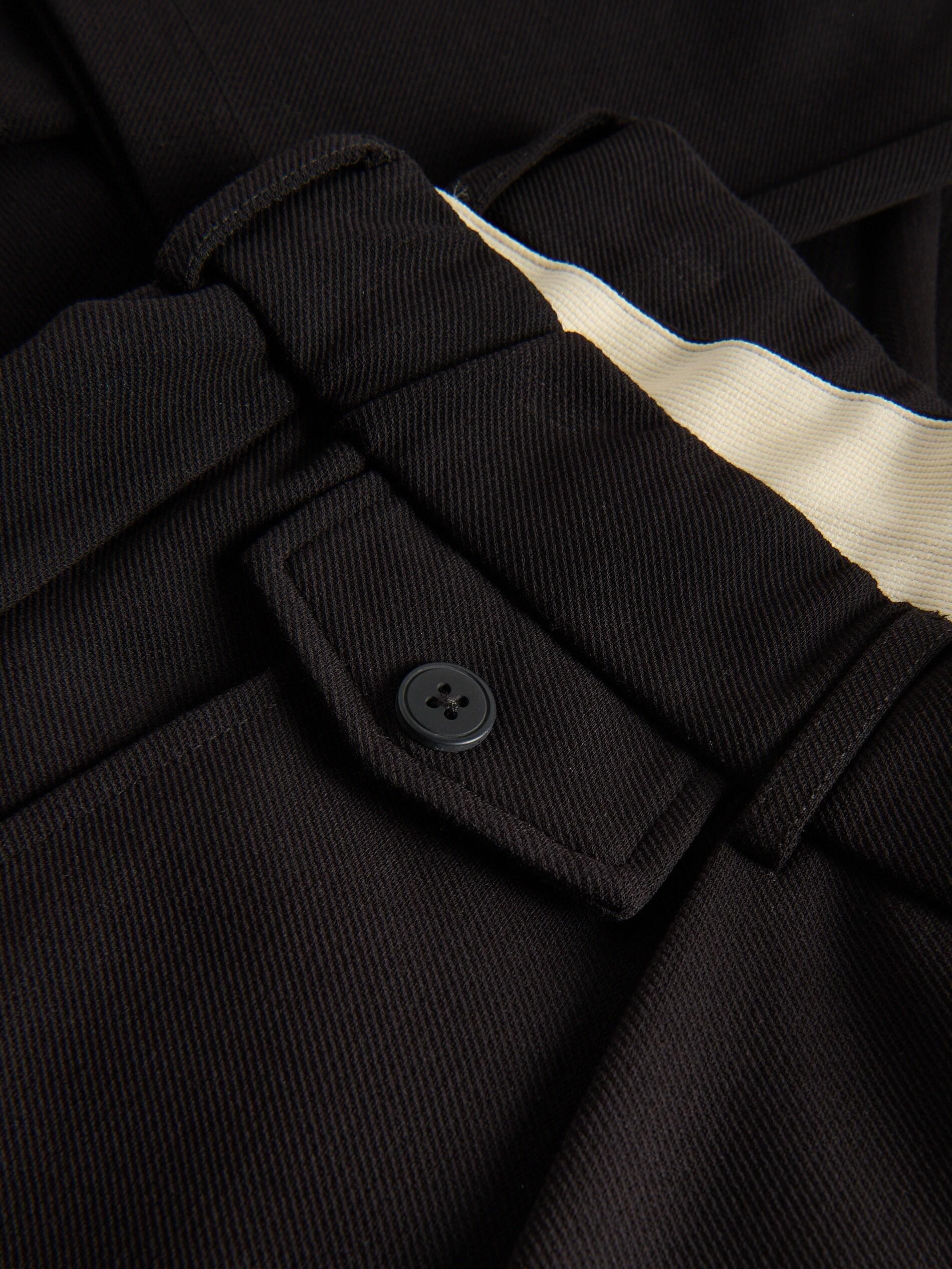 Black Regular Fit Chino Trousers, Black, large image number 5