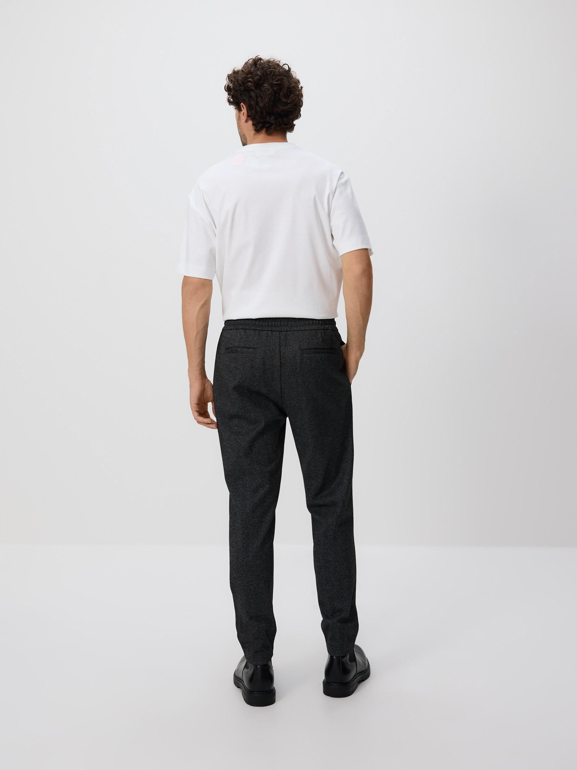 Grey Men`S Trousers, Light grey, large image number 2