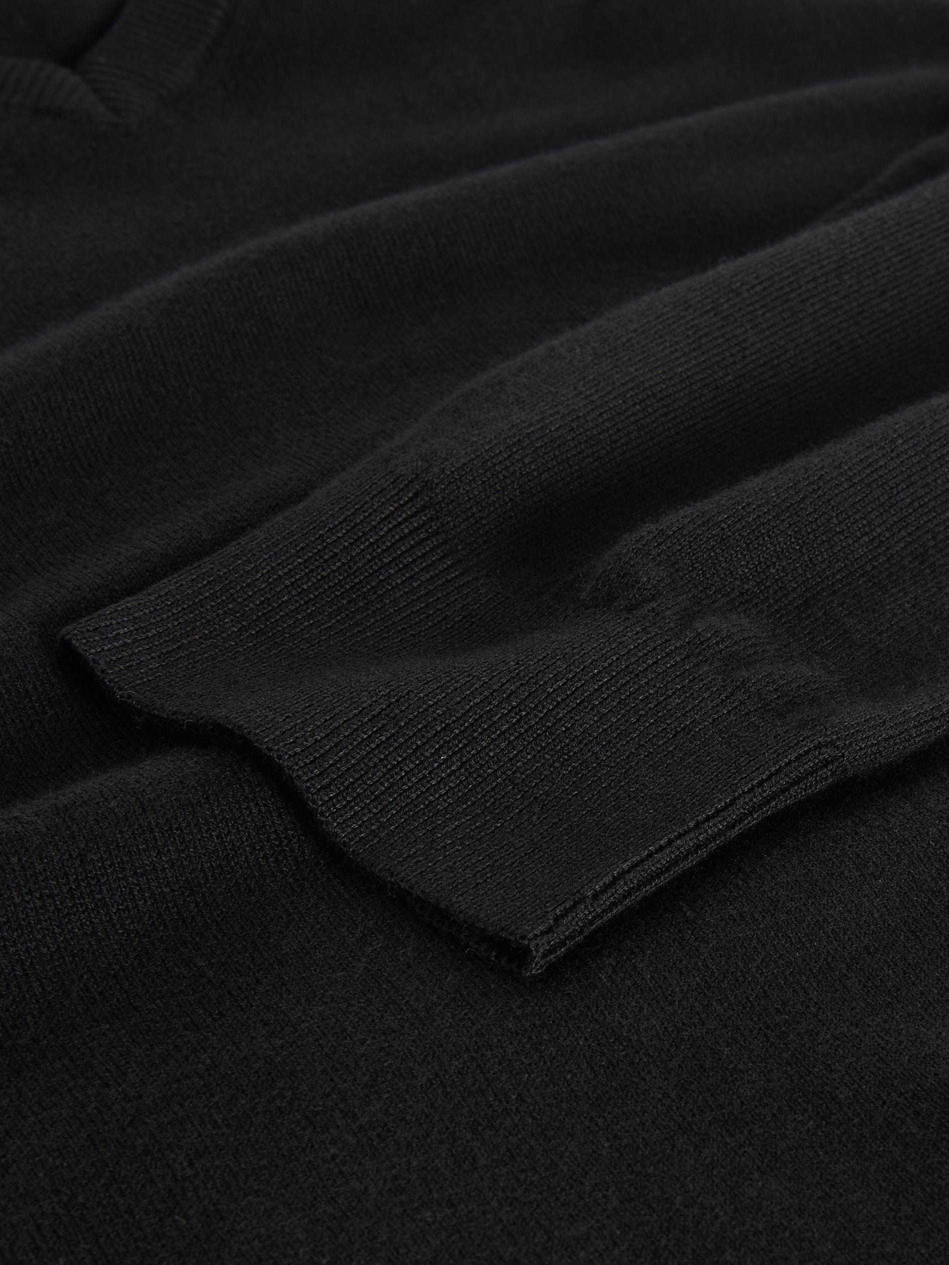 Black Organic Cotton Sweater, , large image number 5