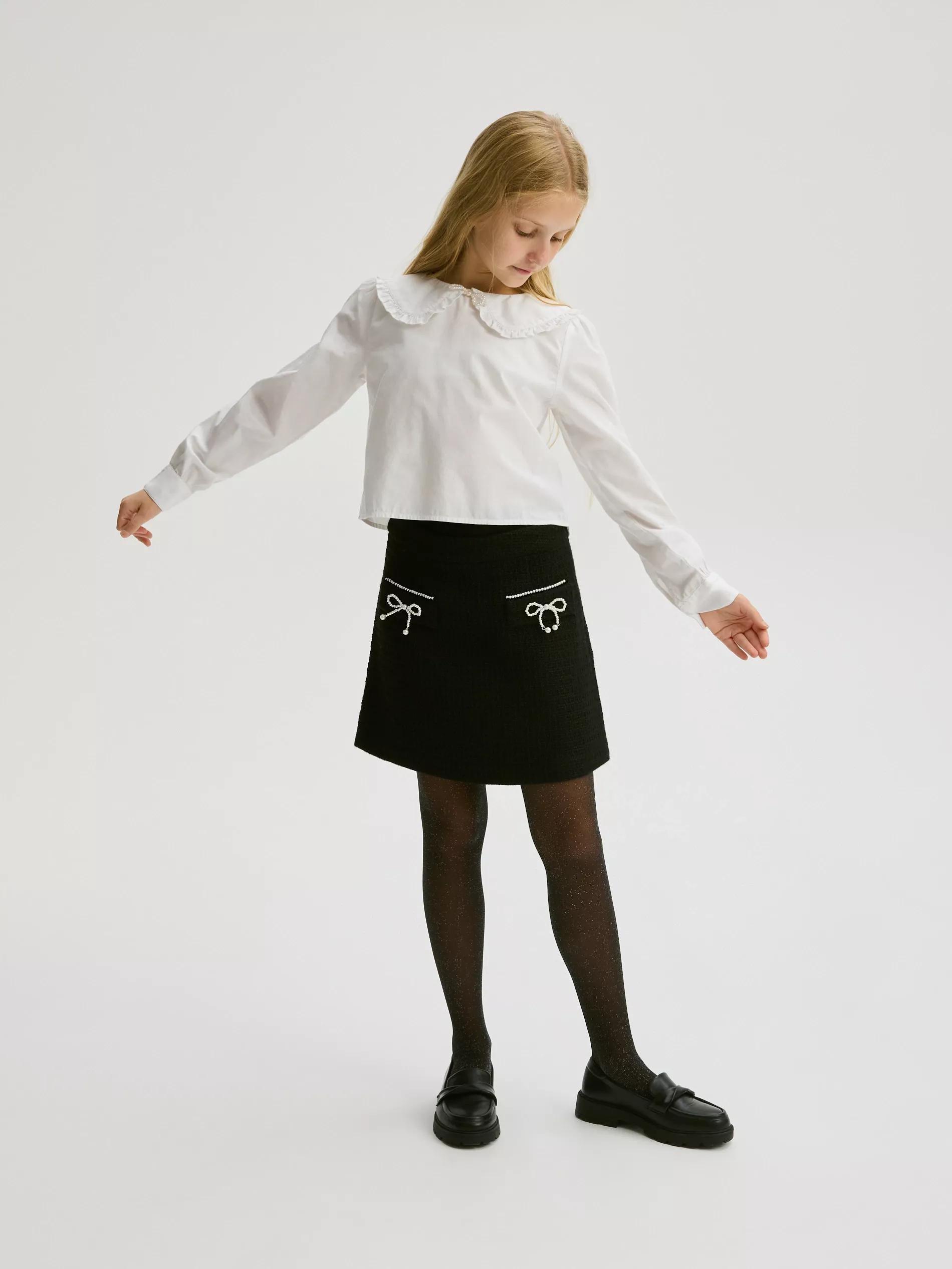 Black Skirt,Kids Girl, , large image number 0