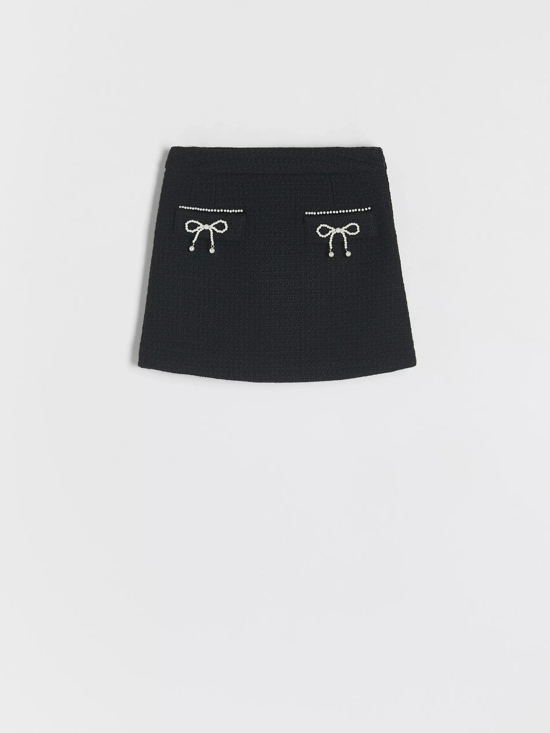 Black Skirt,Kids Girl, , large image number 1