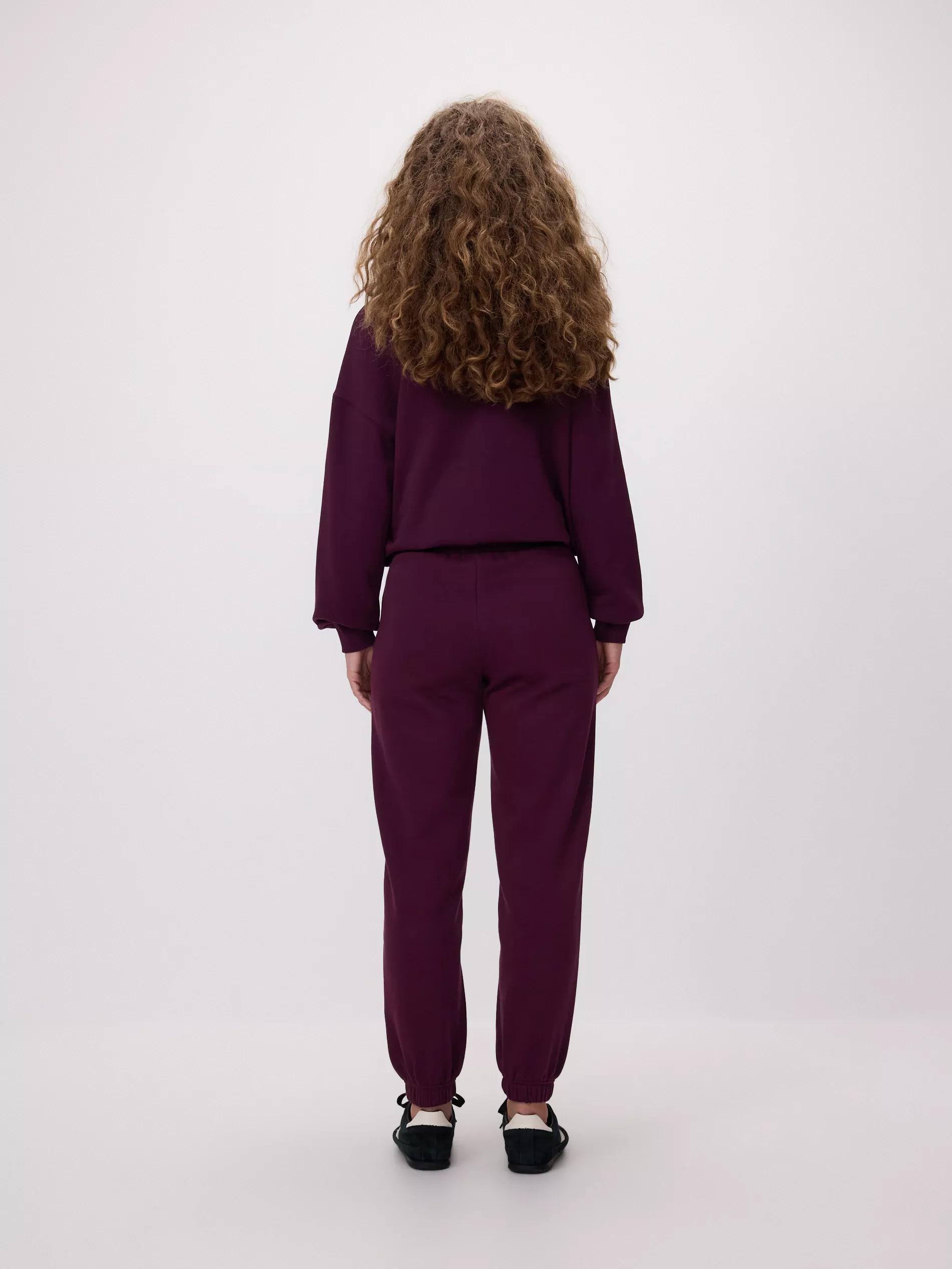 Purple Sweatpants With Cuffs, Purple, large image number 3