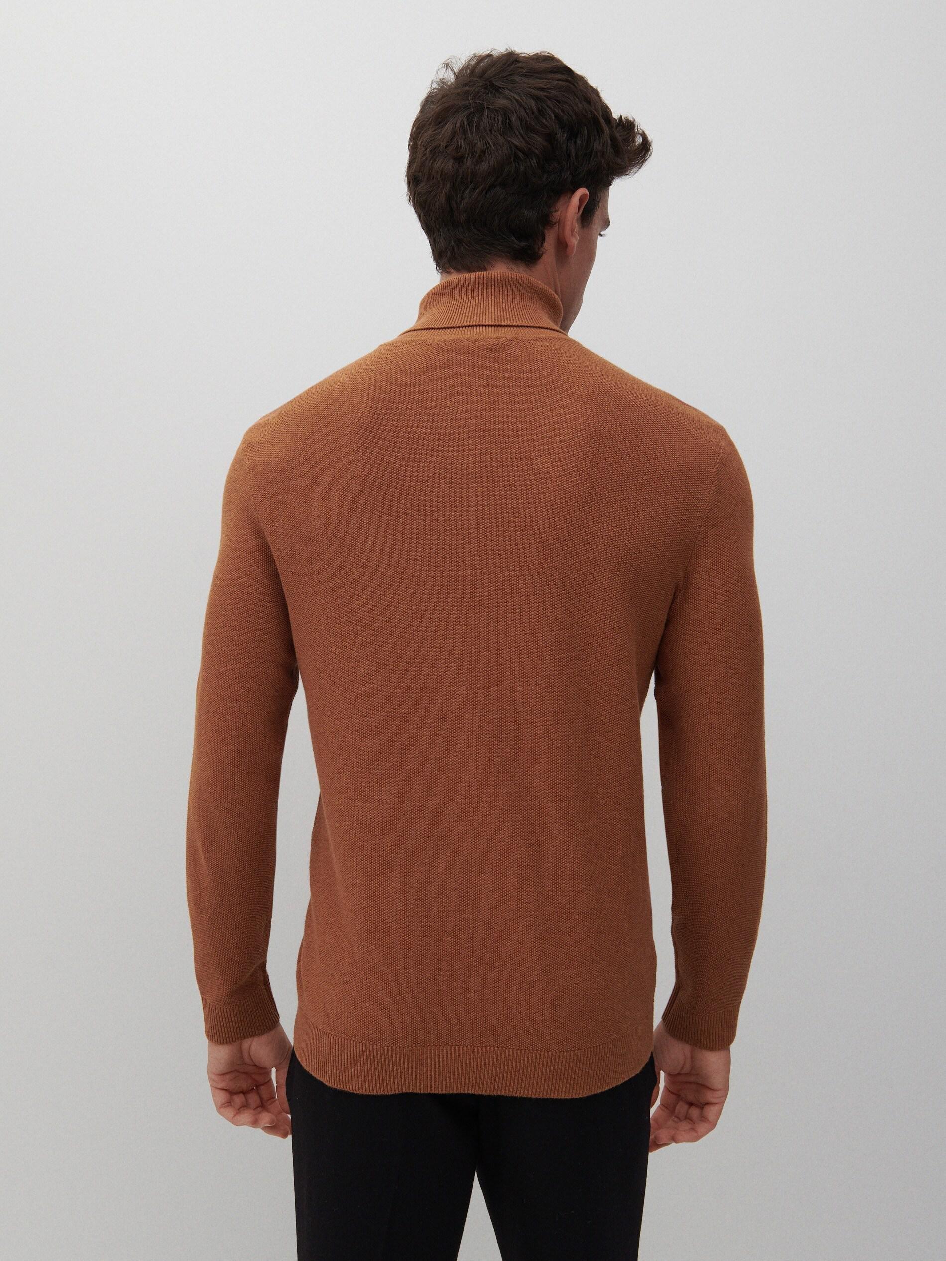Golden Brown Classic Golf Sweater, Men, , large image number 3