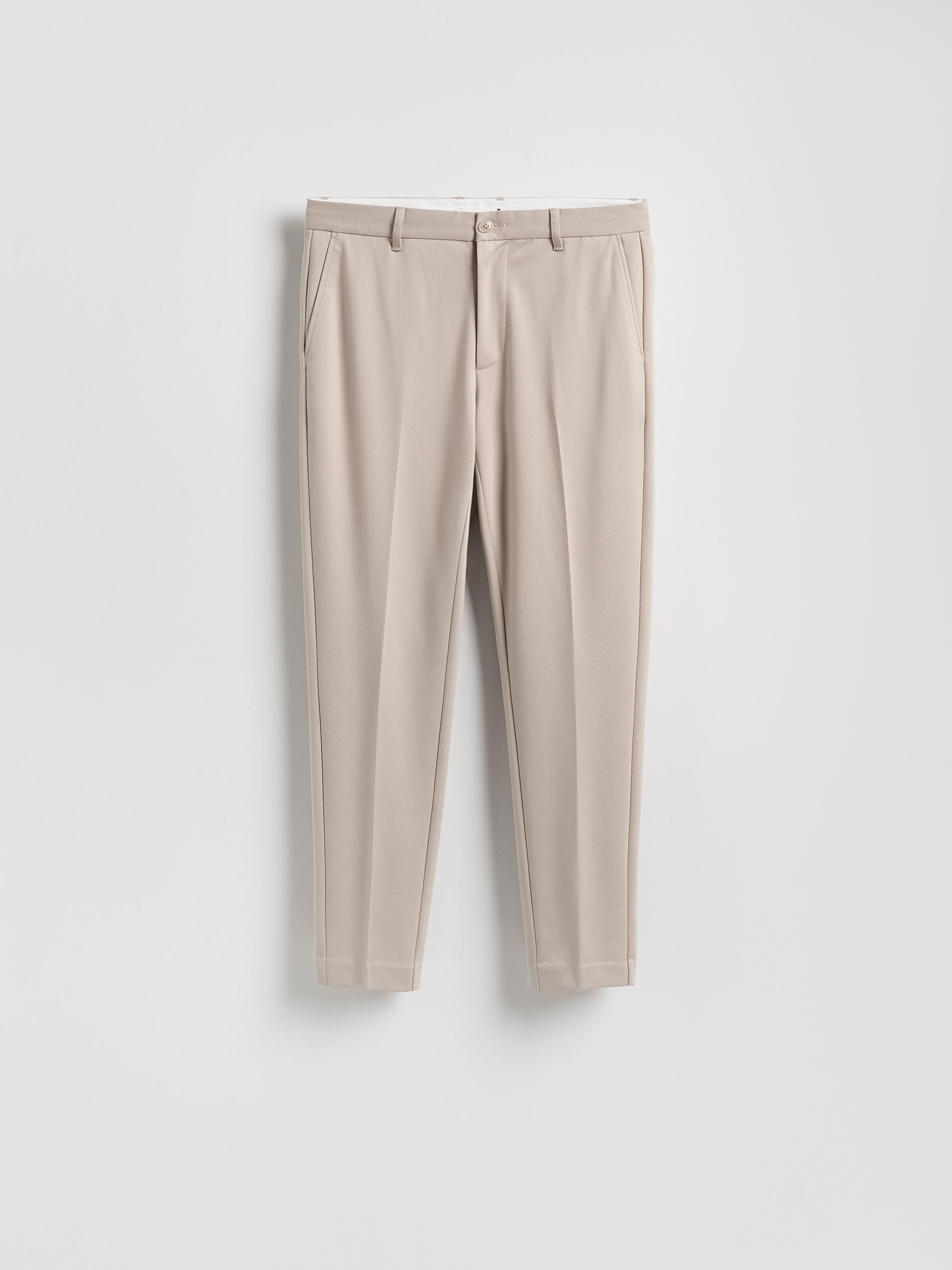 Beige Chino Slim Fit Trousers, Beige, large image number 3