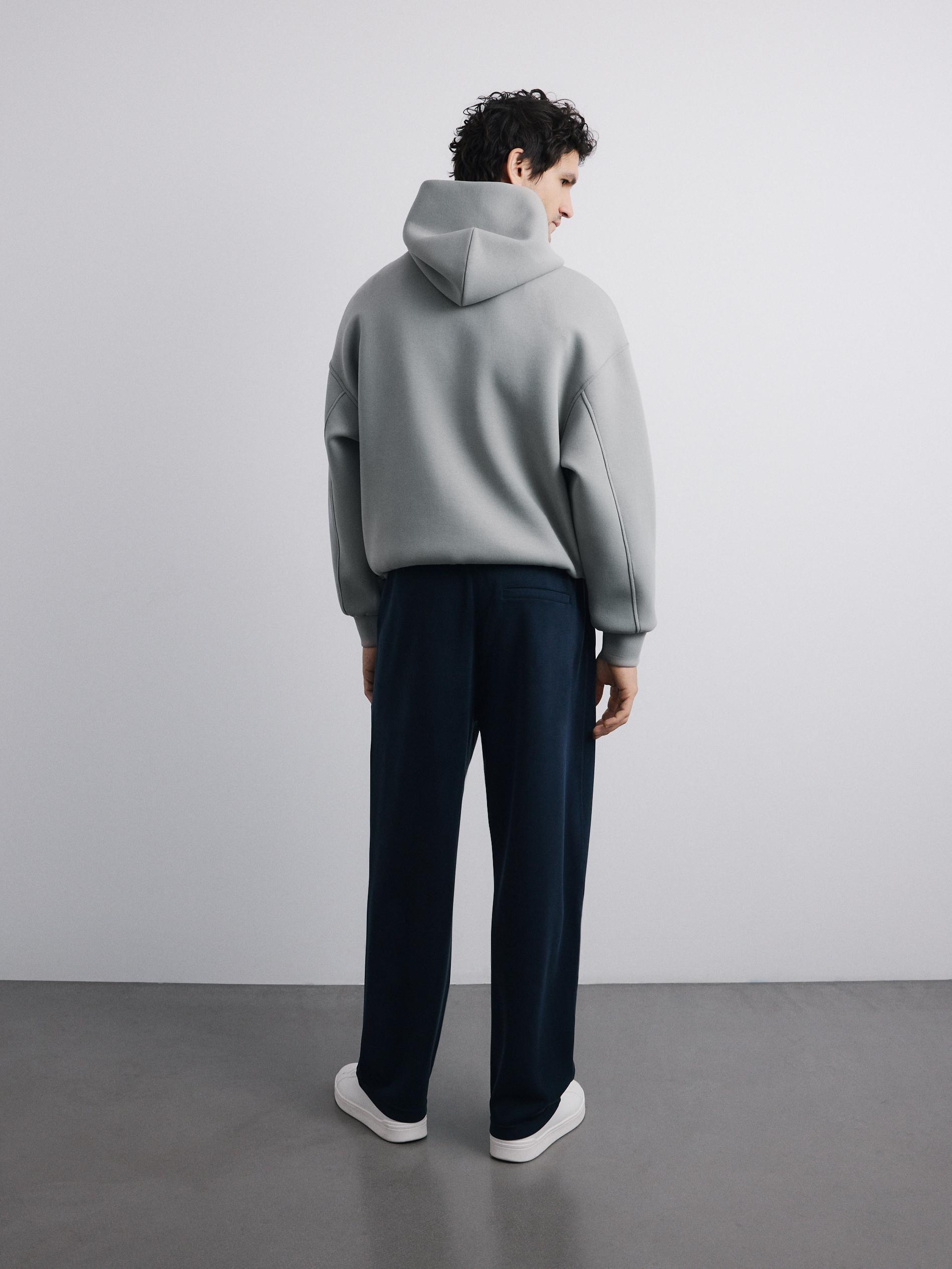 Navy Loose Trousers, Navy, large image number 2