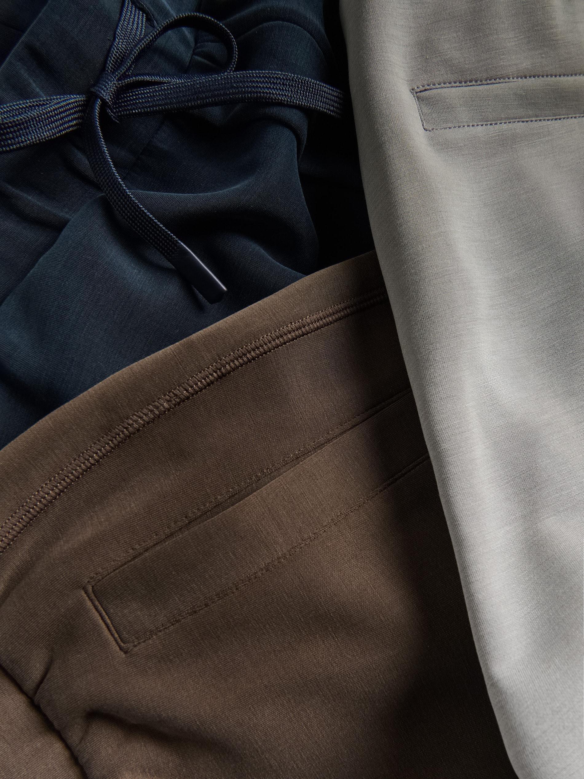 Navy Loose Trousers, Navy, large image number 4