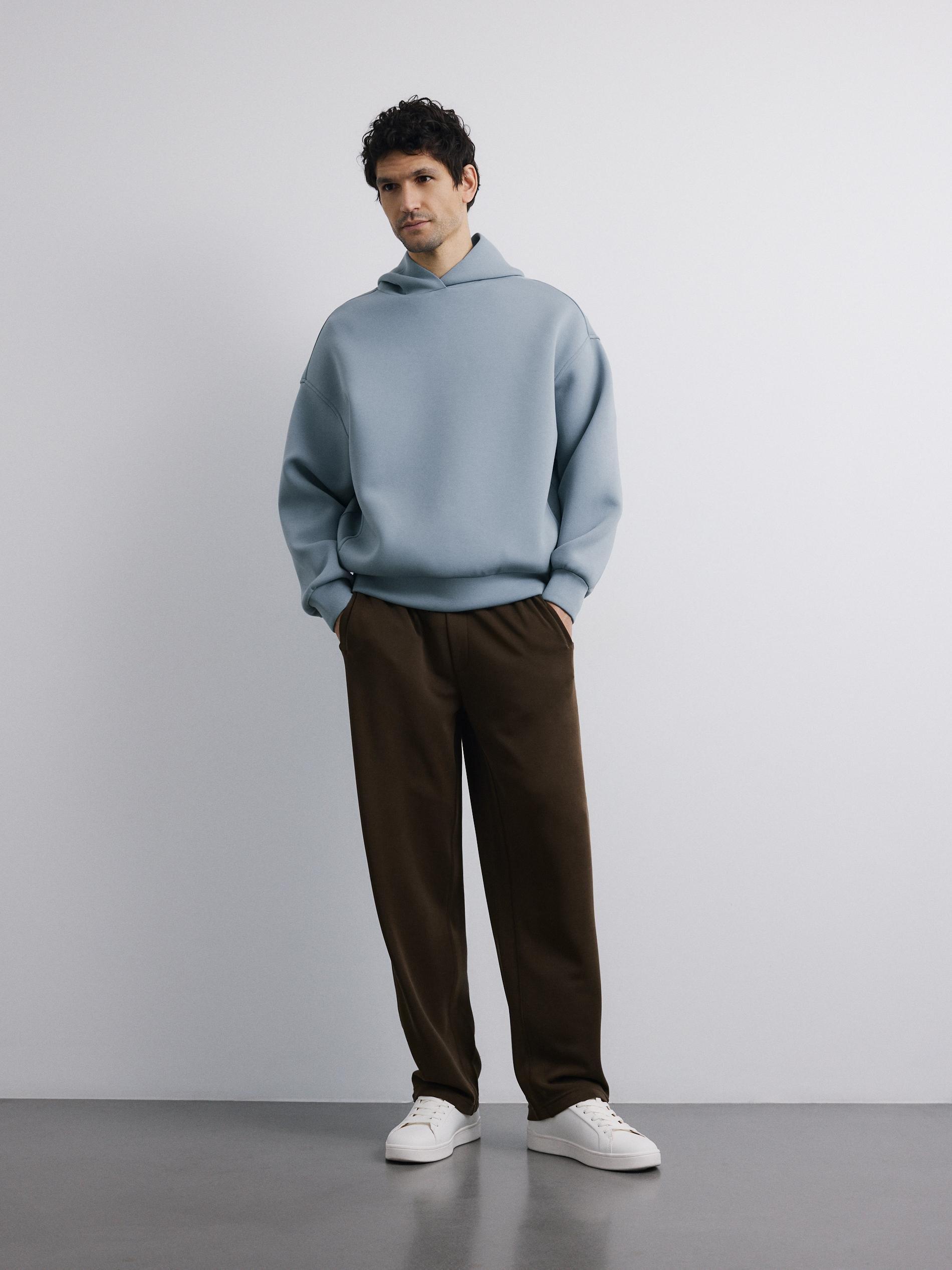 Brown Loose Trousers, Brown, large image number 0