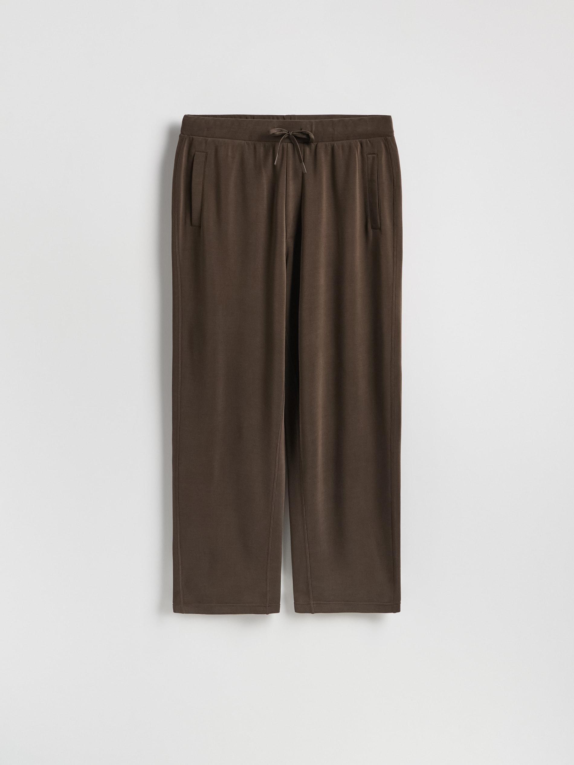 Brown Loose Trousers, Brown, large image number 3