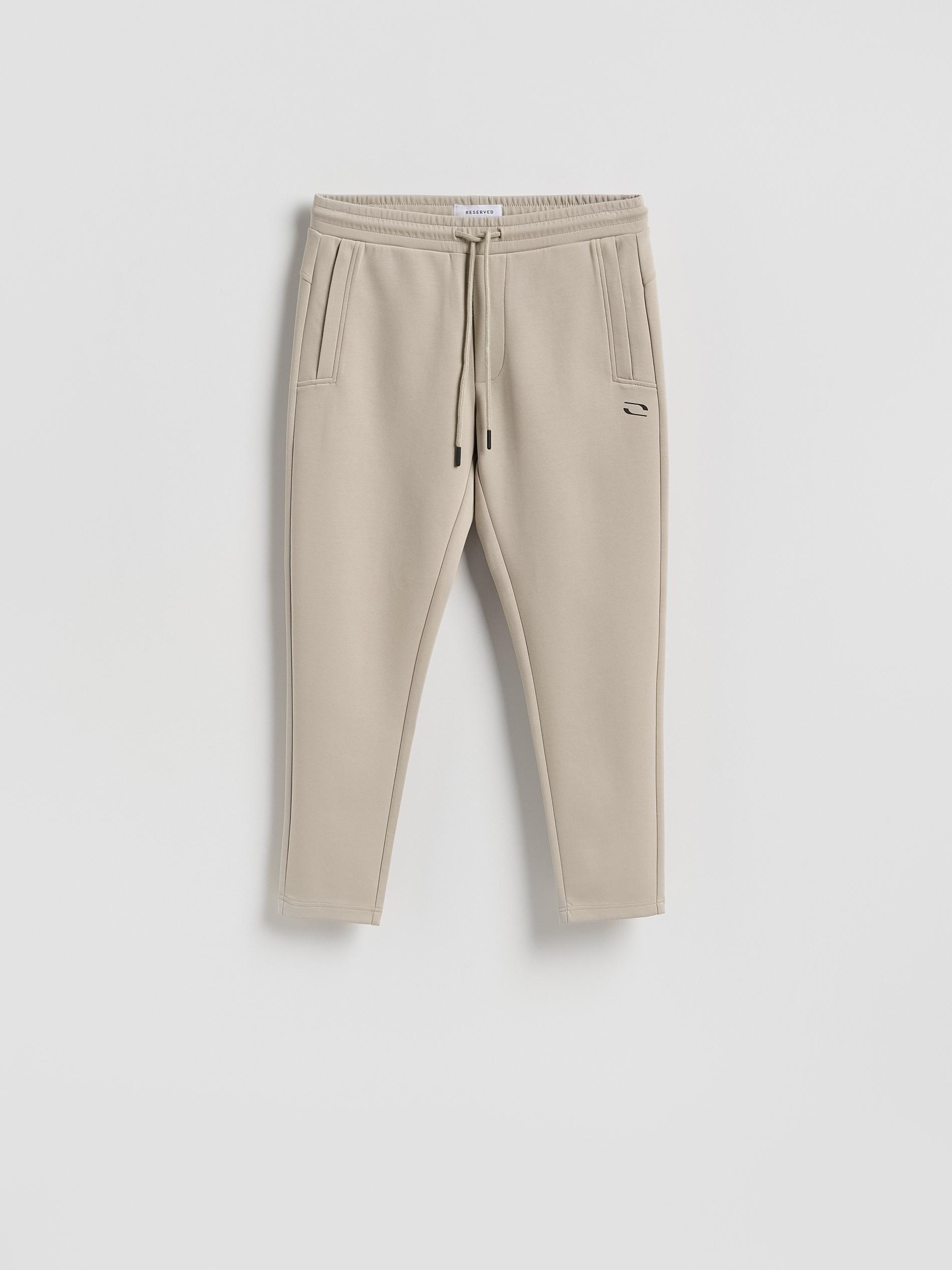 Grey Slim Sweatpants, Light grey, large image number 0