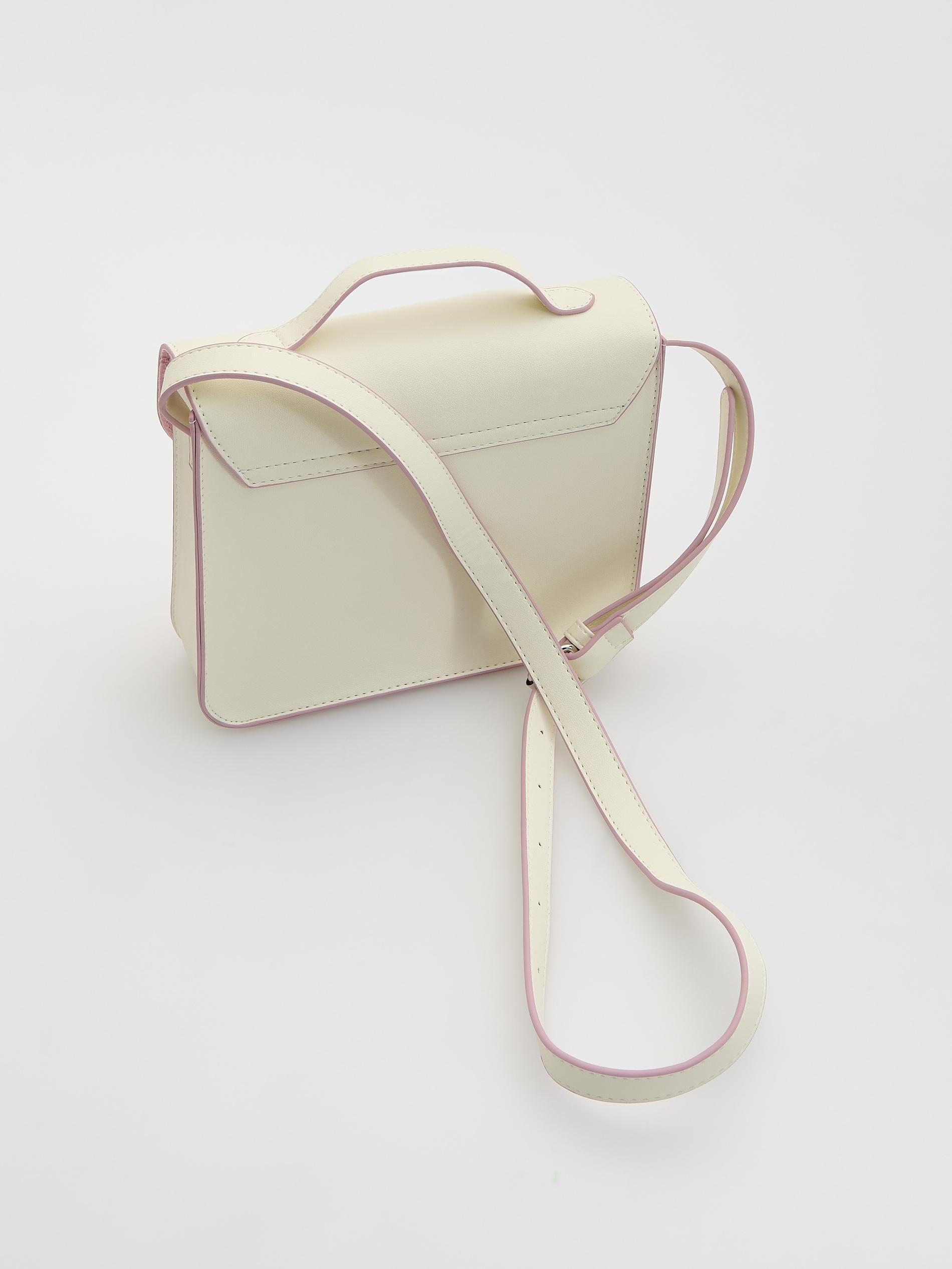 Beige Pusheen Crossbody Bag, Ivory, large image number 4