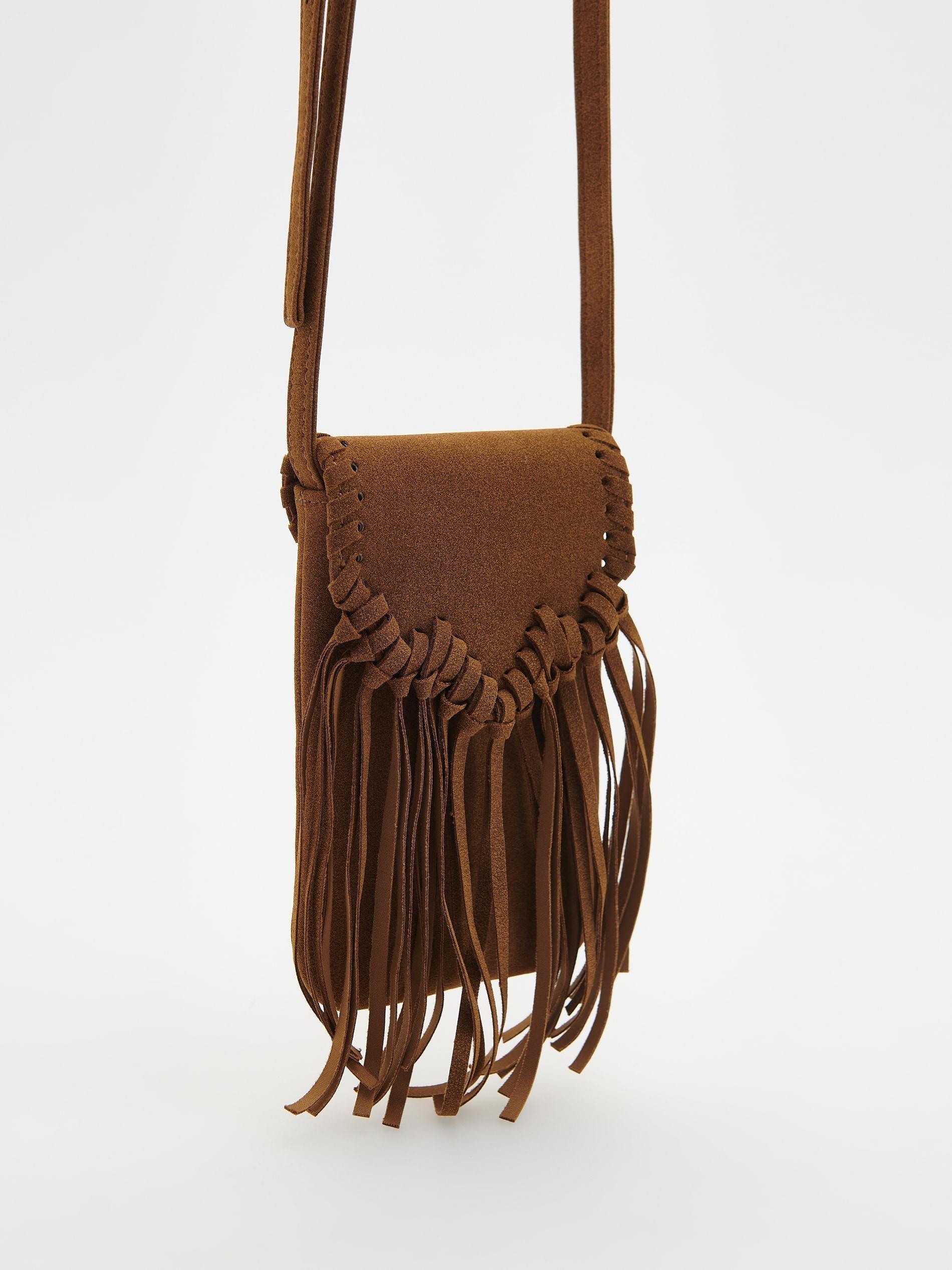 Reserved - Brown Fringe Handbag, Kids Girls