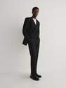 Reserved - Black Pinstripe Suit Vest