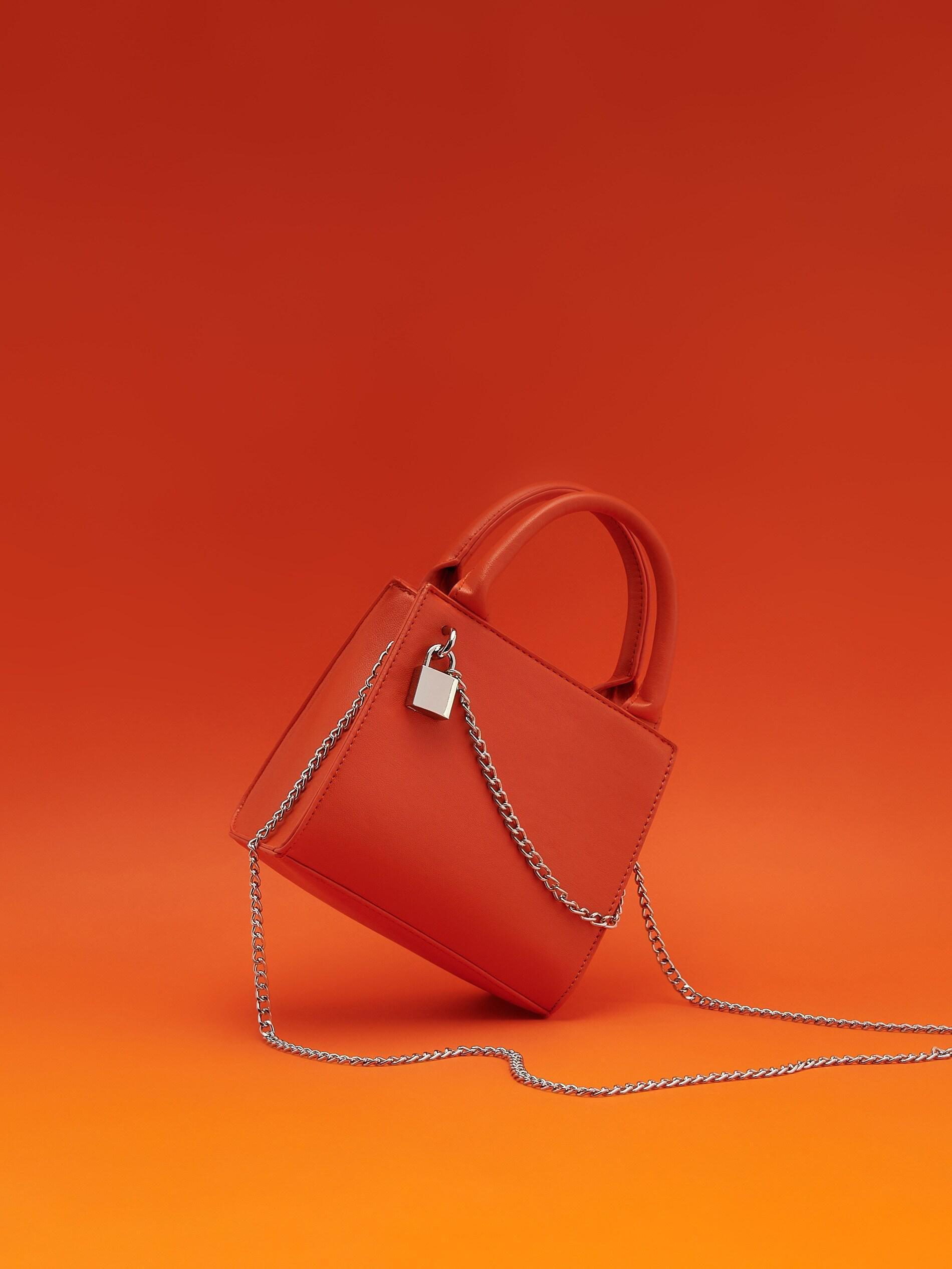 LADIES` HANDBAG ORANGE, , large image number 0