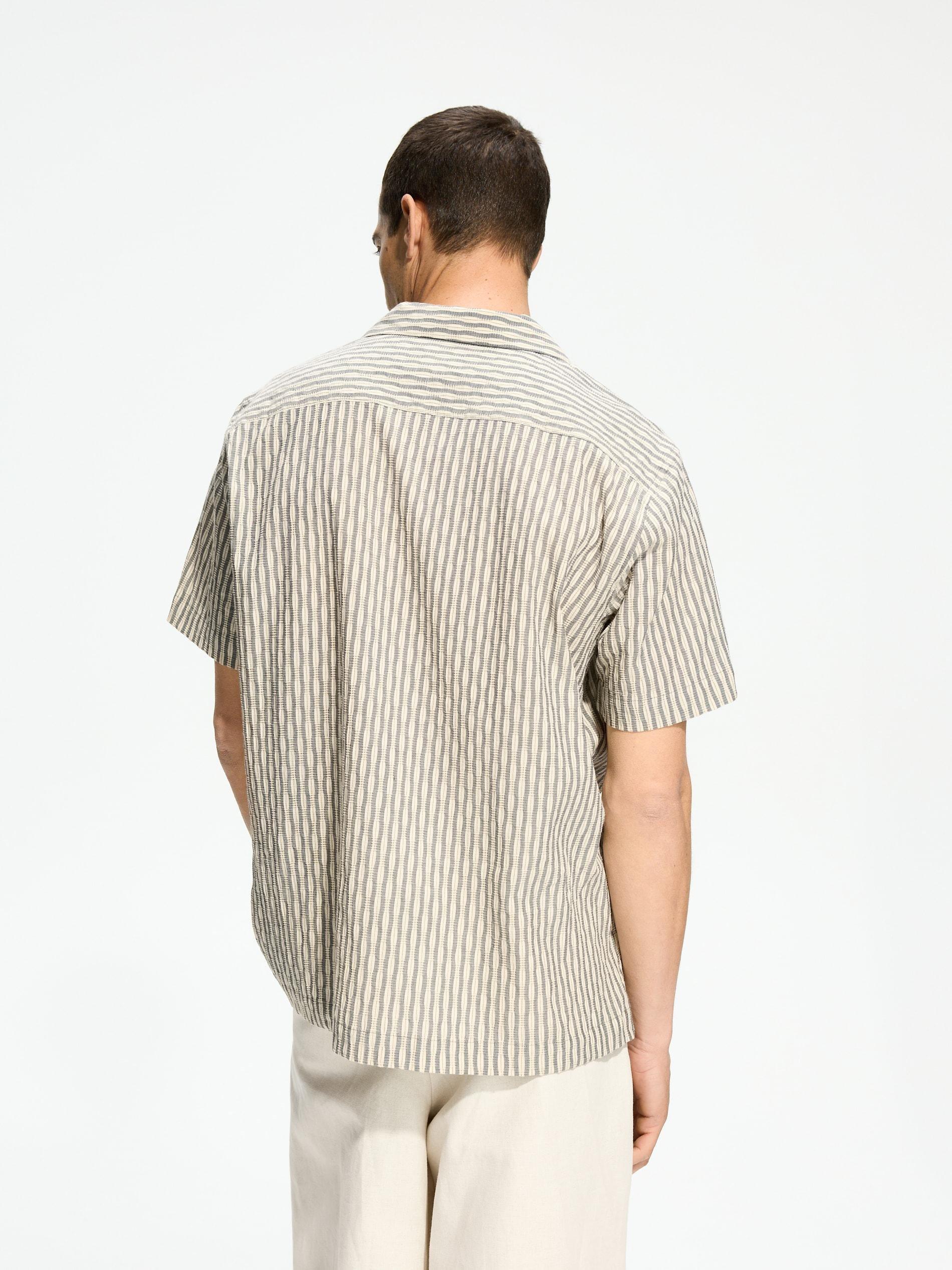 Grey Regular Fit Patterned Shirt, Grey, large image number 2