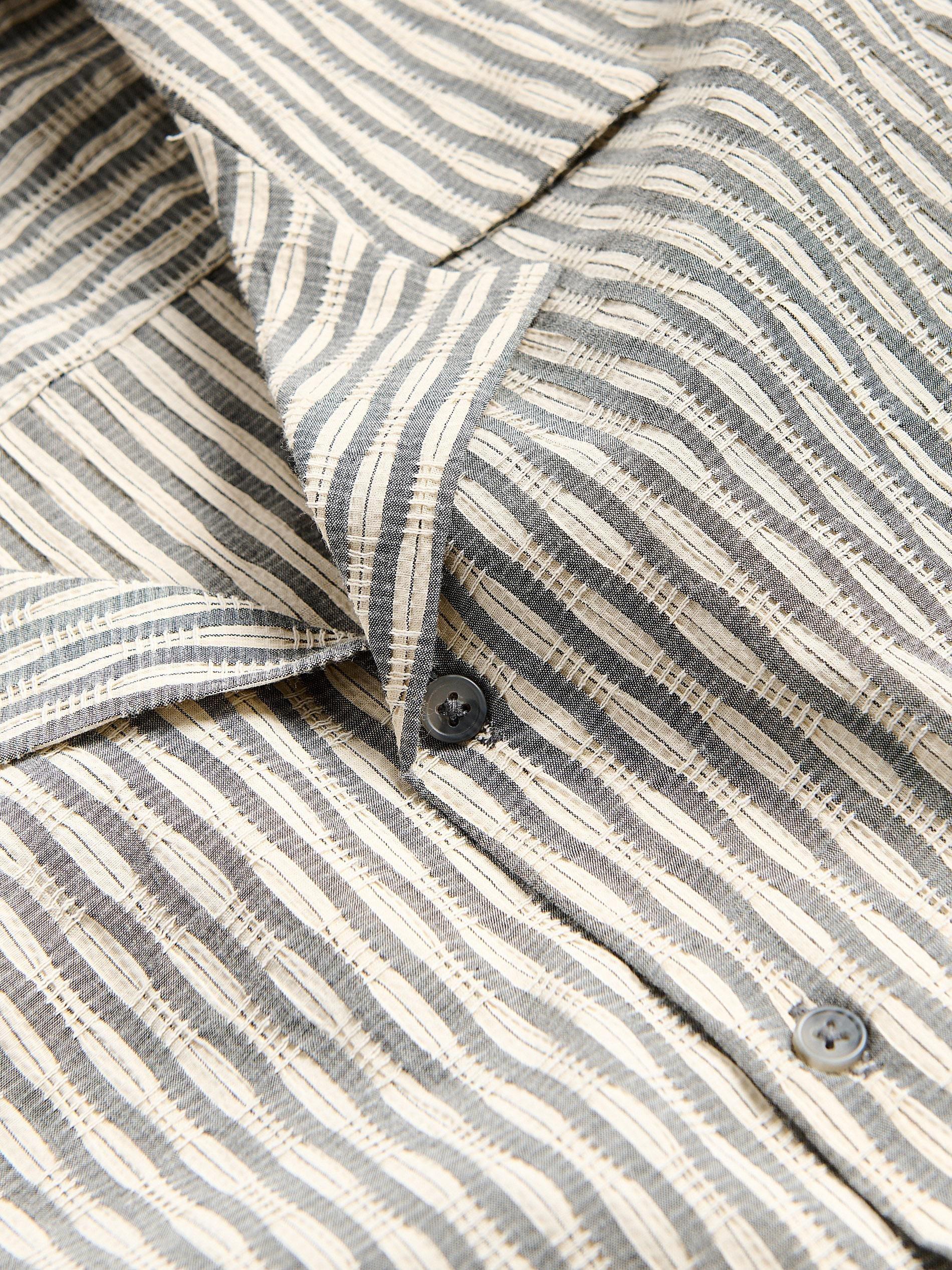 Grey Regular Fit Patterned Shirt, Grey, large image number 4