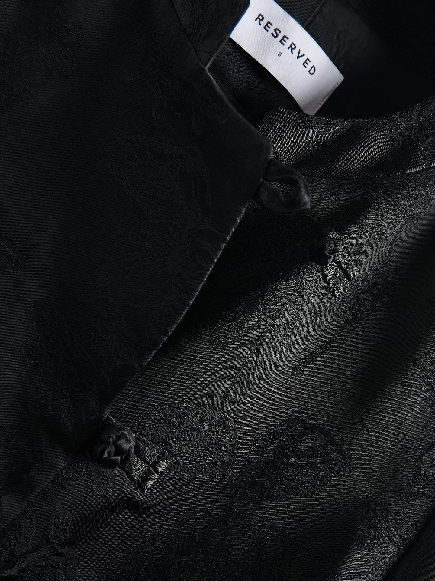 Black Viscose Rich Blazer, Black, large image number 6