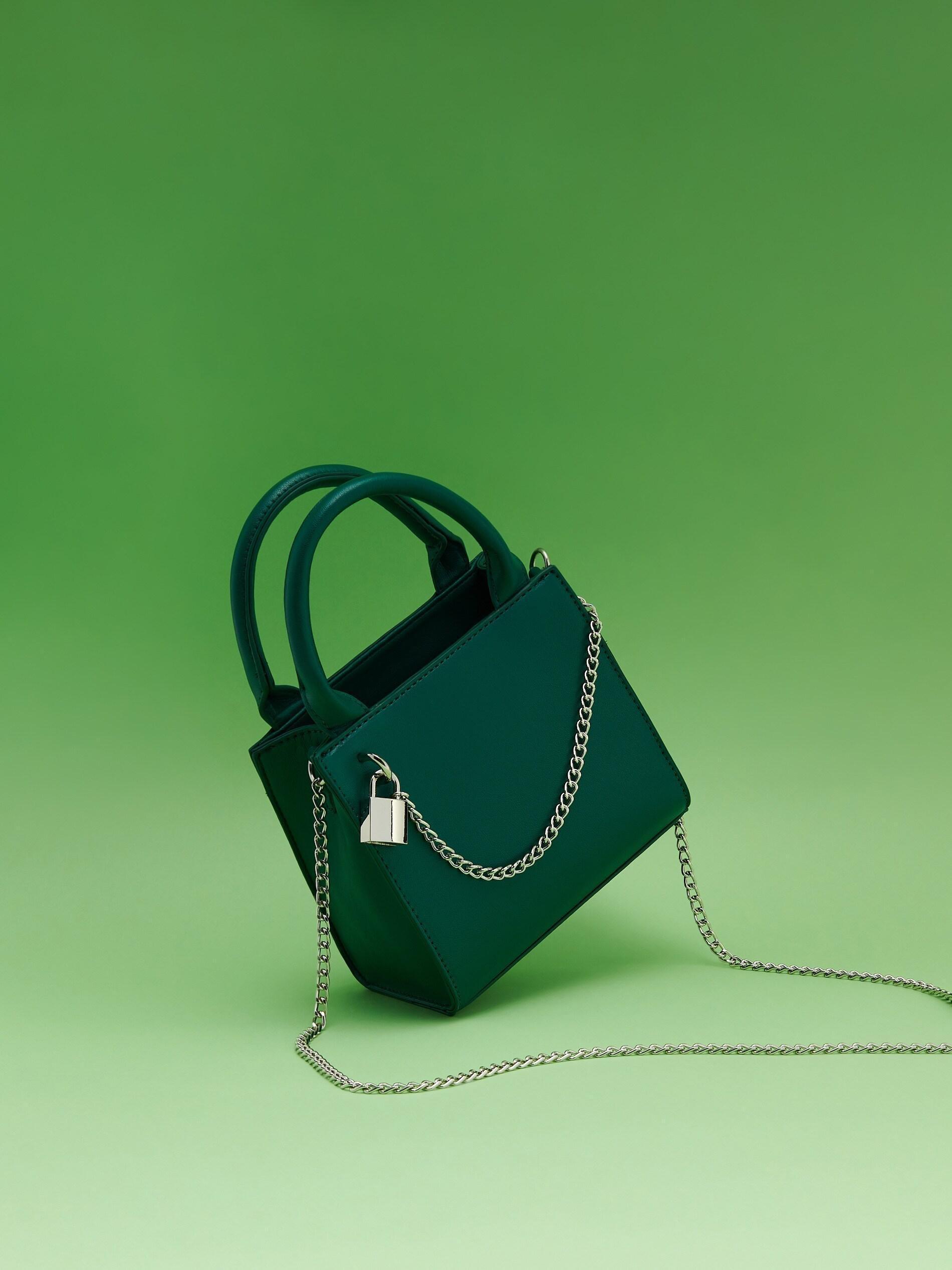 LADIES` HANDBAG TEAL GREEN, , large image number 0