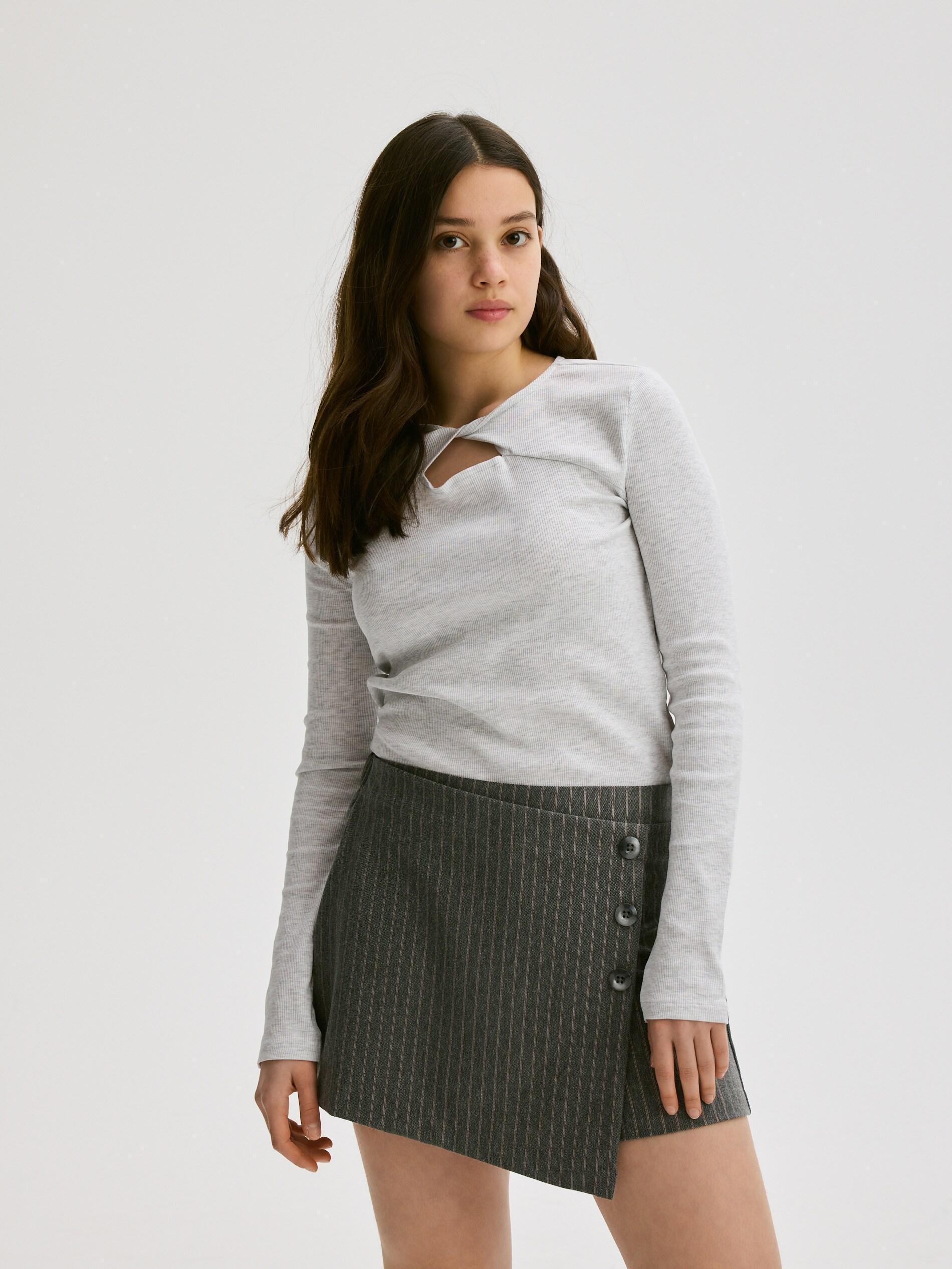 Grey Culottes, Grey, large image number 0