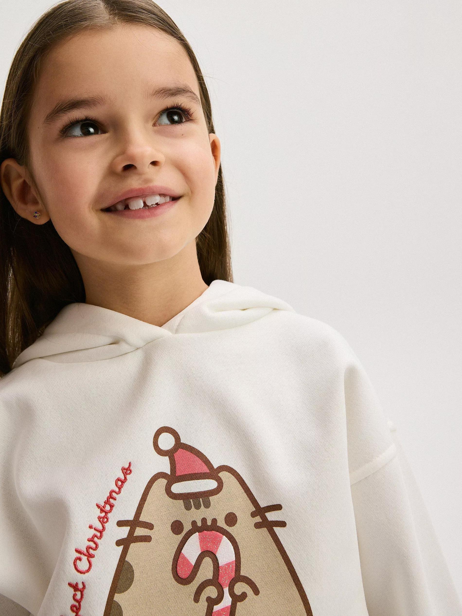 CREAM Pusheen sweatshirt with print, , large image number 4