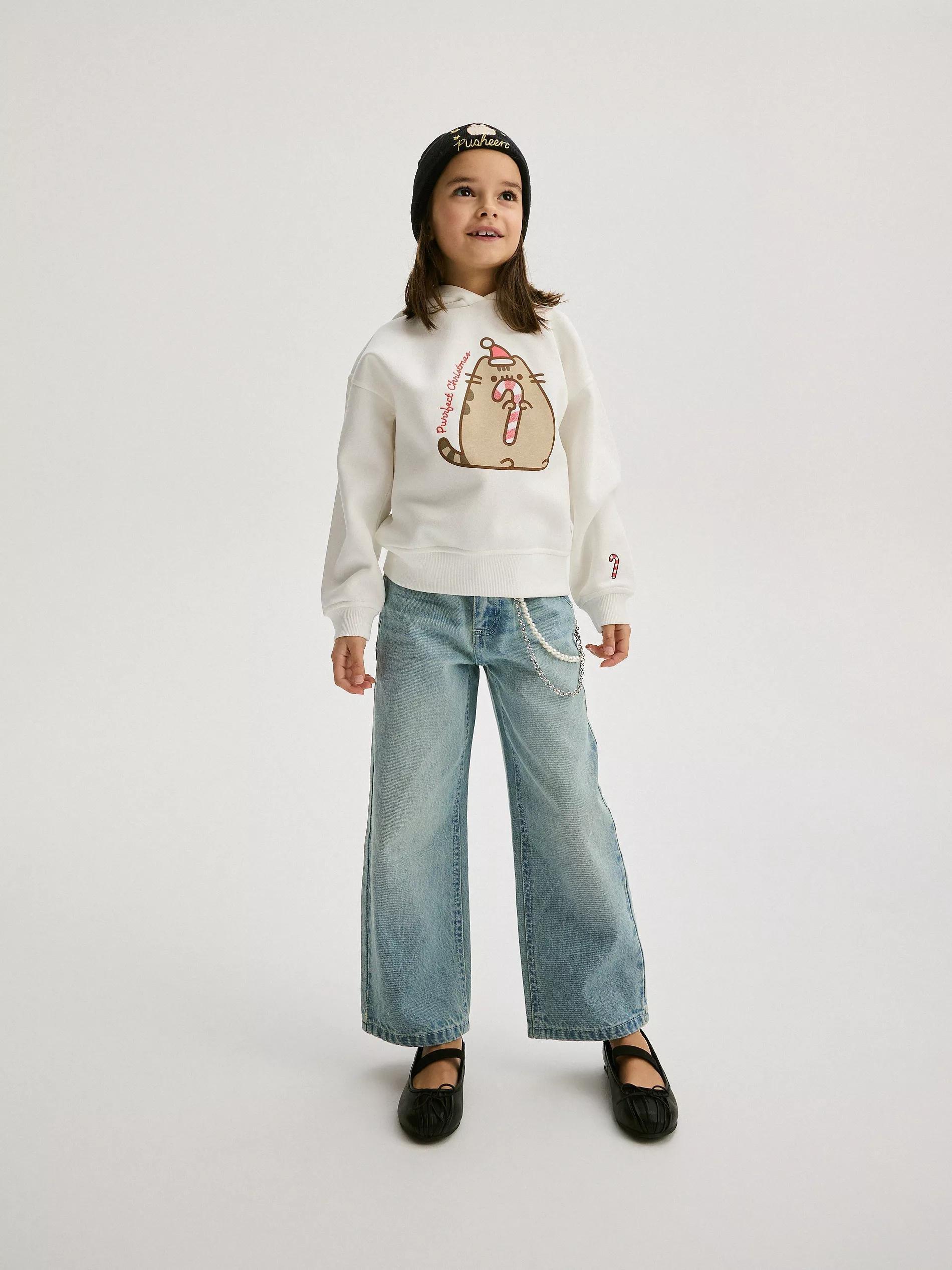 CREAM Pusheen sweatshirt with print, , large image number 5