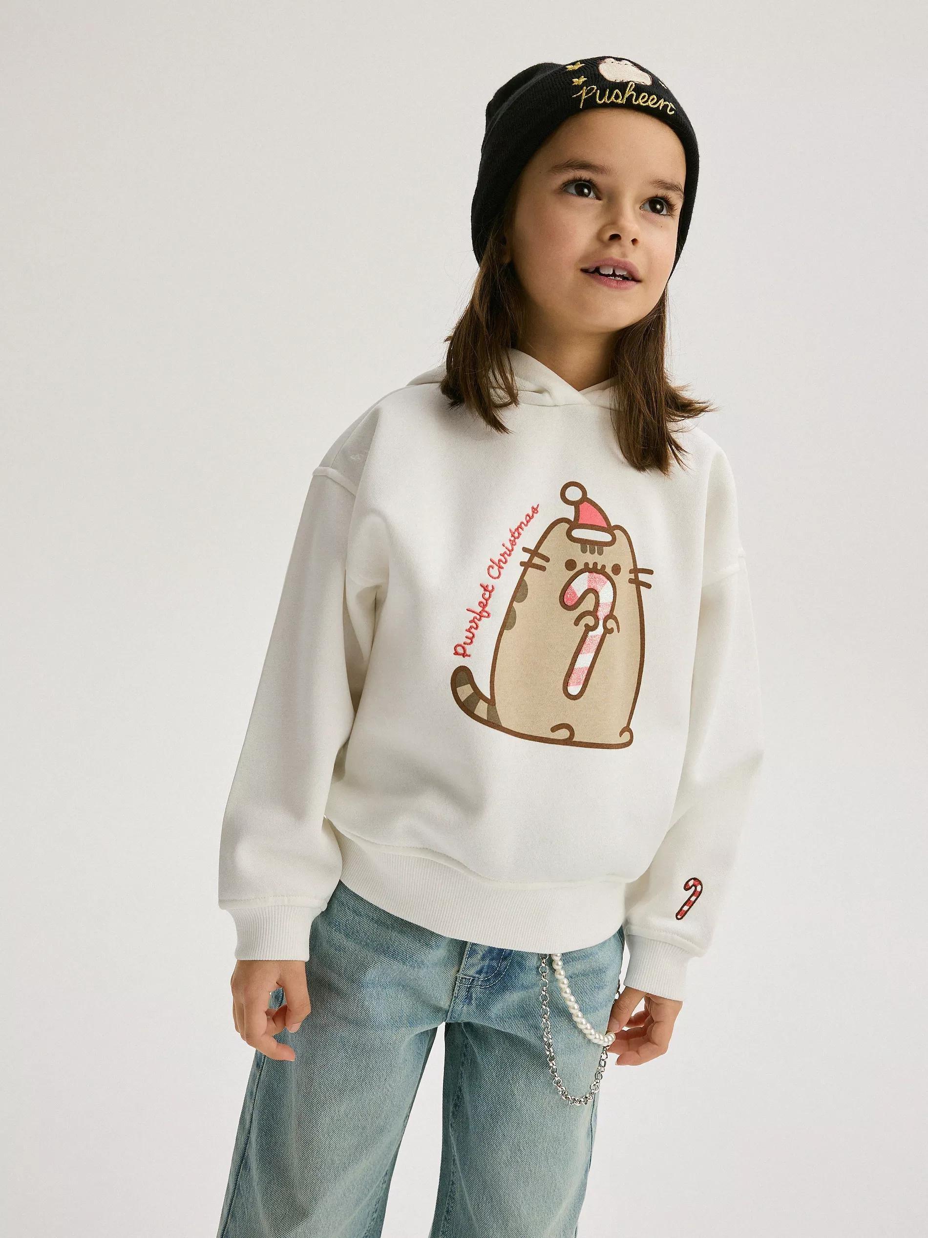 CREAM Pusheen sweatshirt with print, , large image number 6