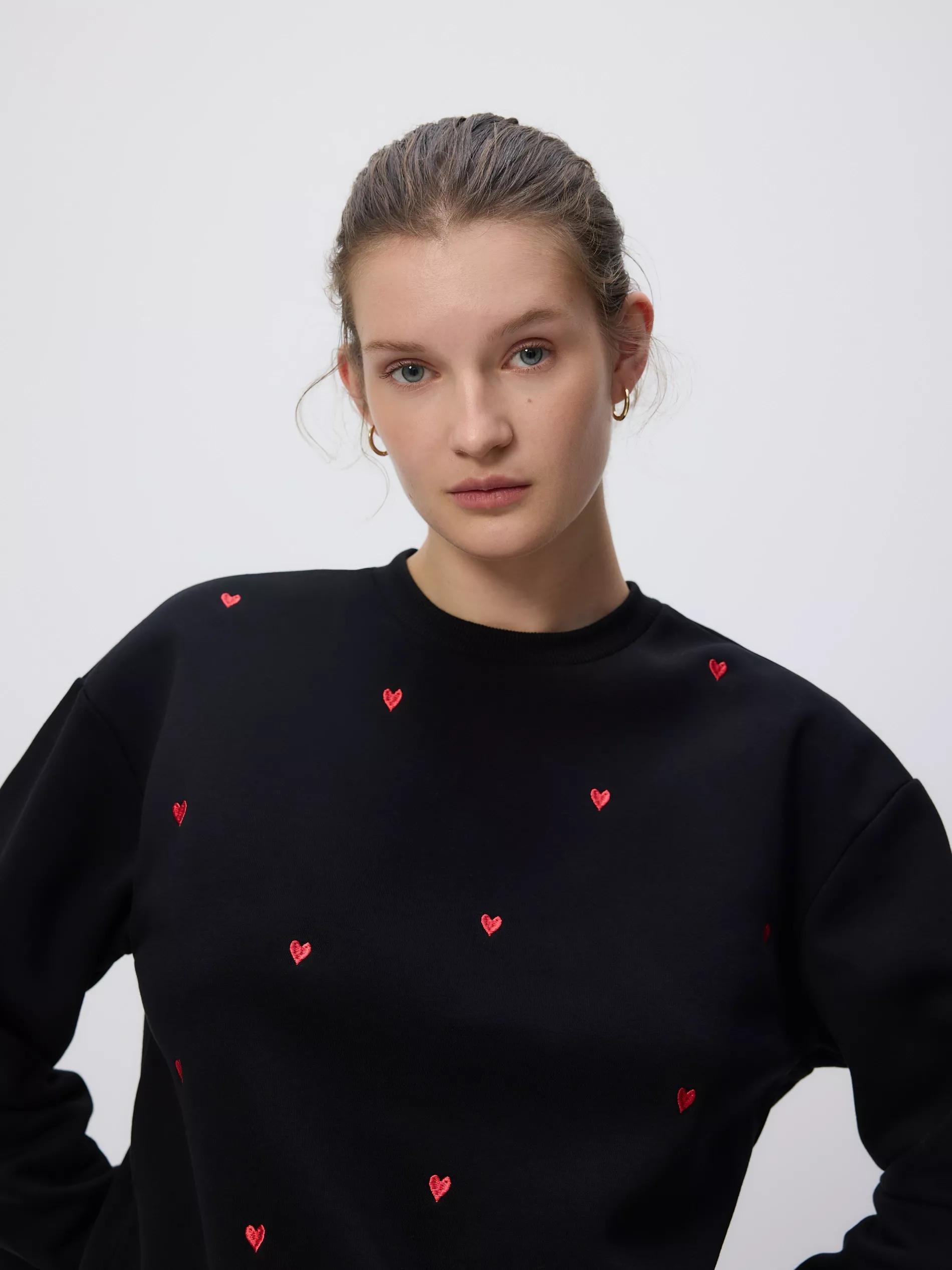 Multicolour Hoodie With Fine Embroidery, , medium