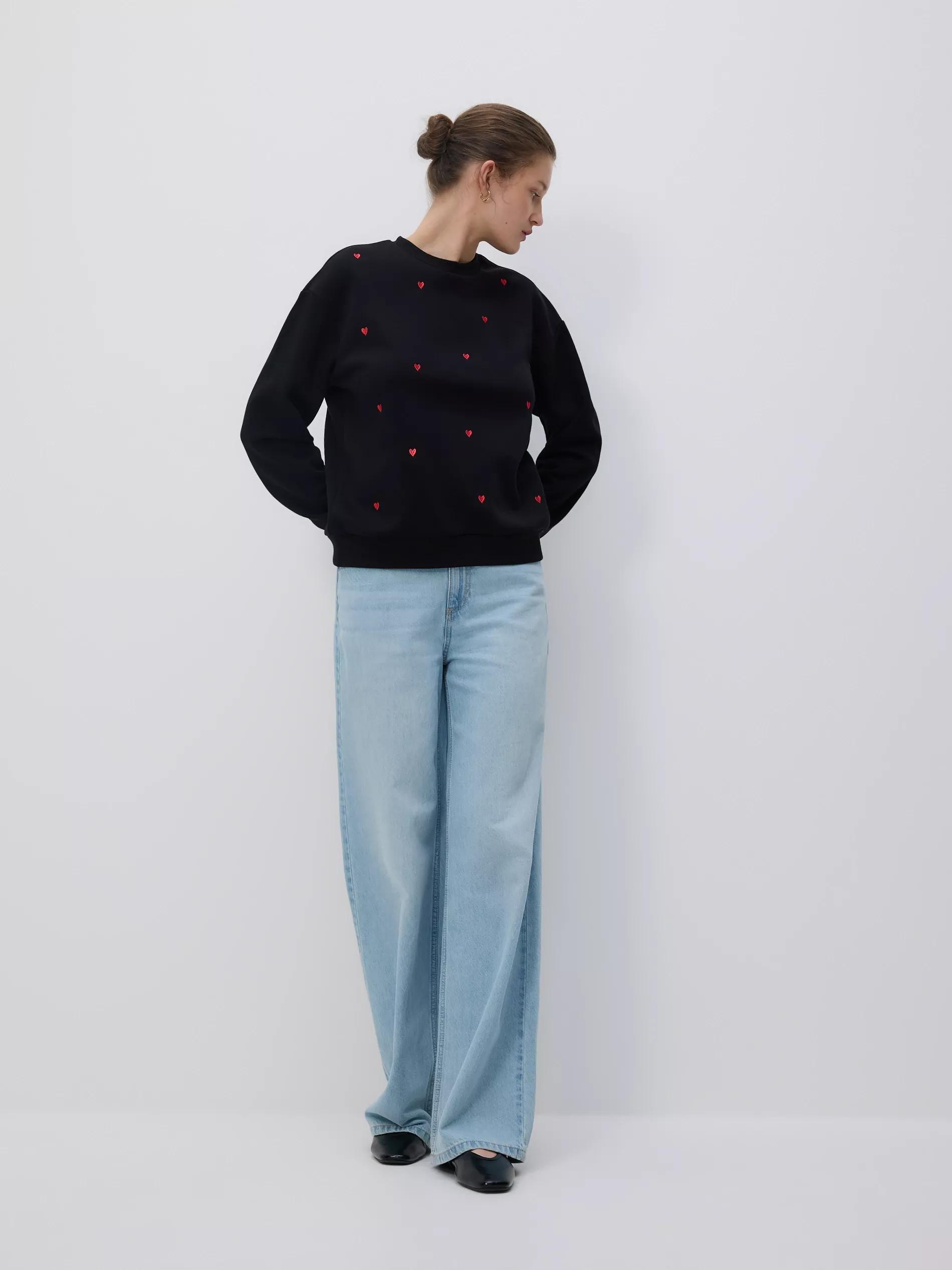 Multicolour Hoodie With Fine Embroidery, , large image number 3