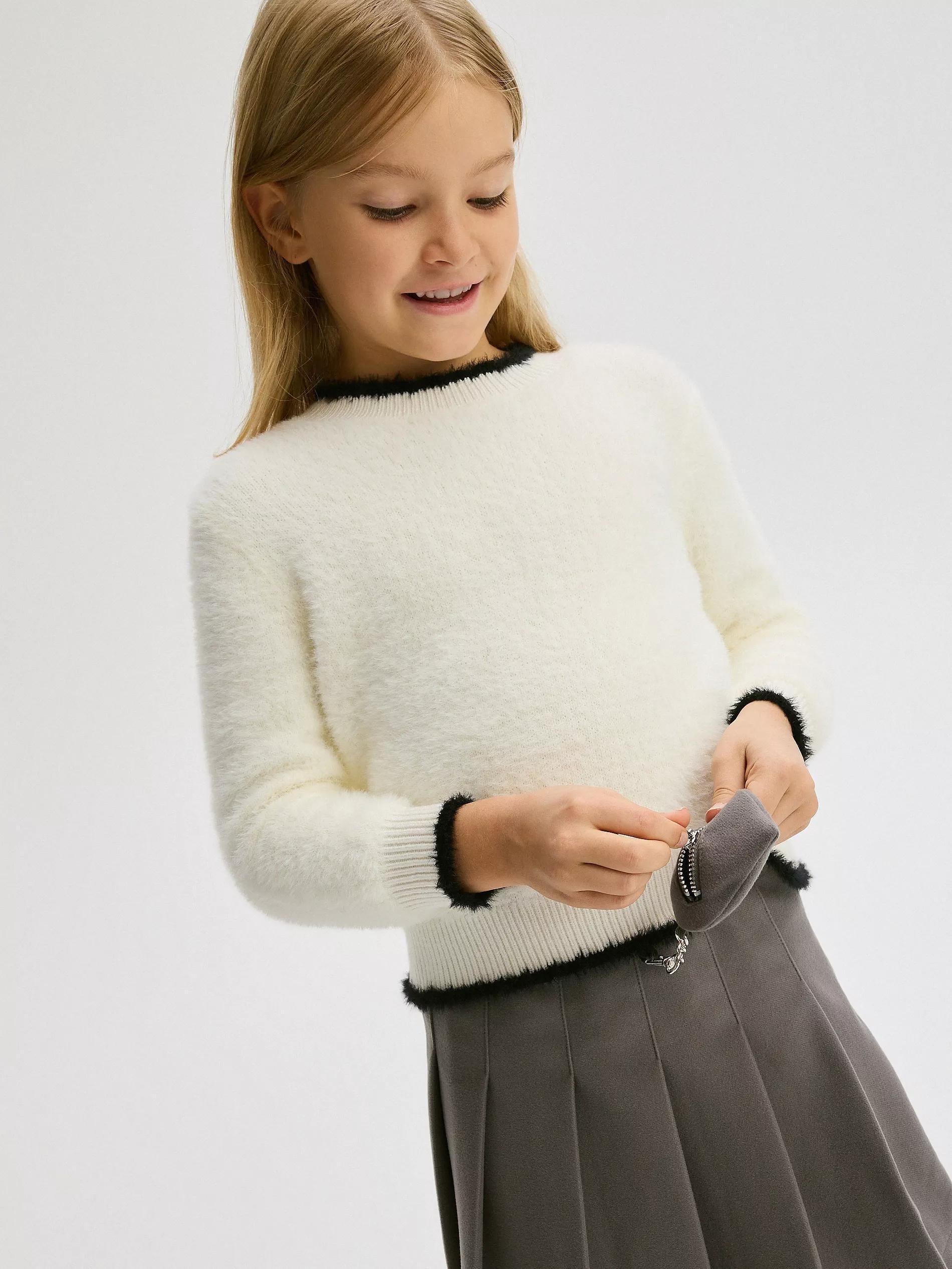 Grey Pleated Skirt, , large image number 2