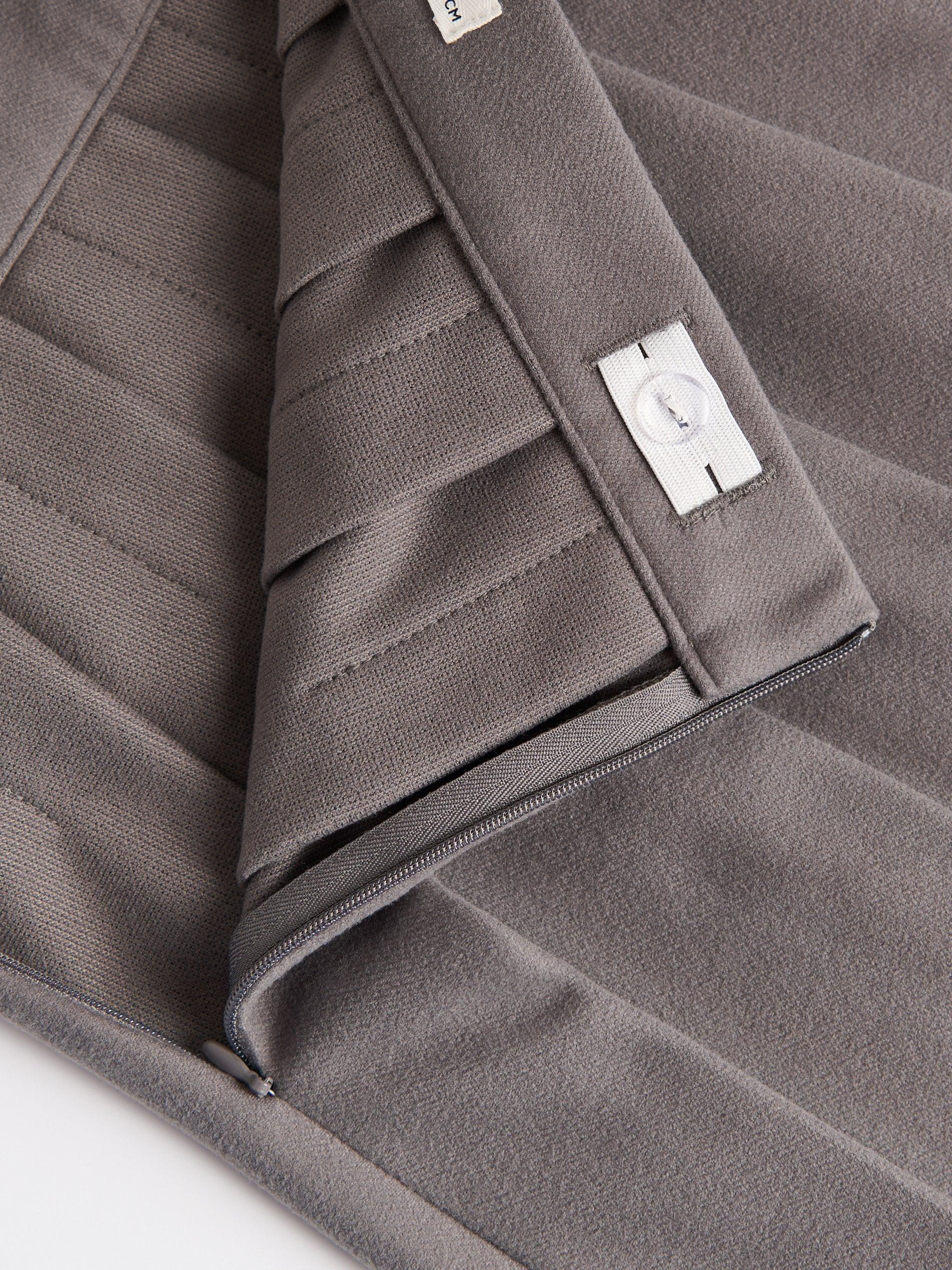 Grey Pleated Skirt, , large image number 4