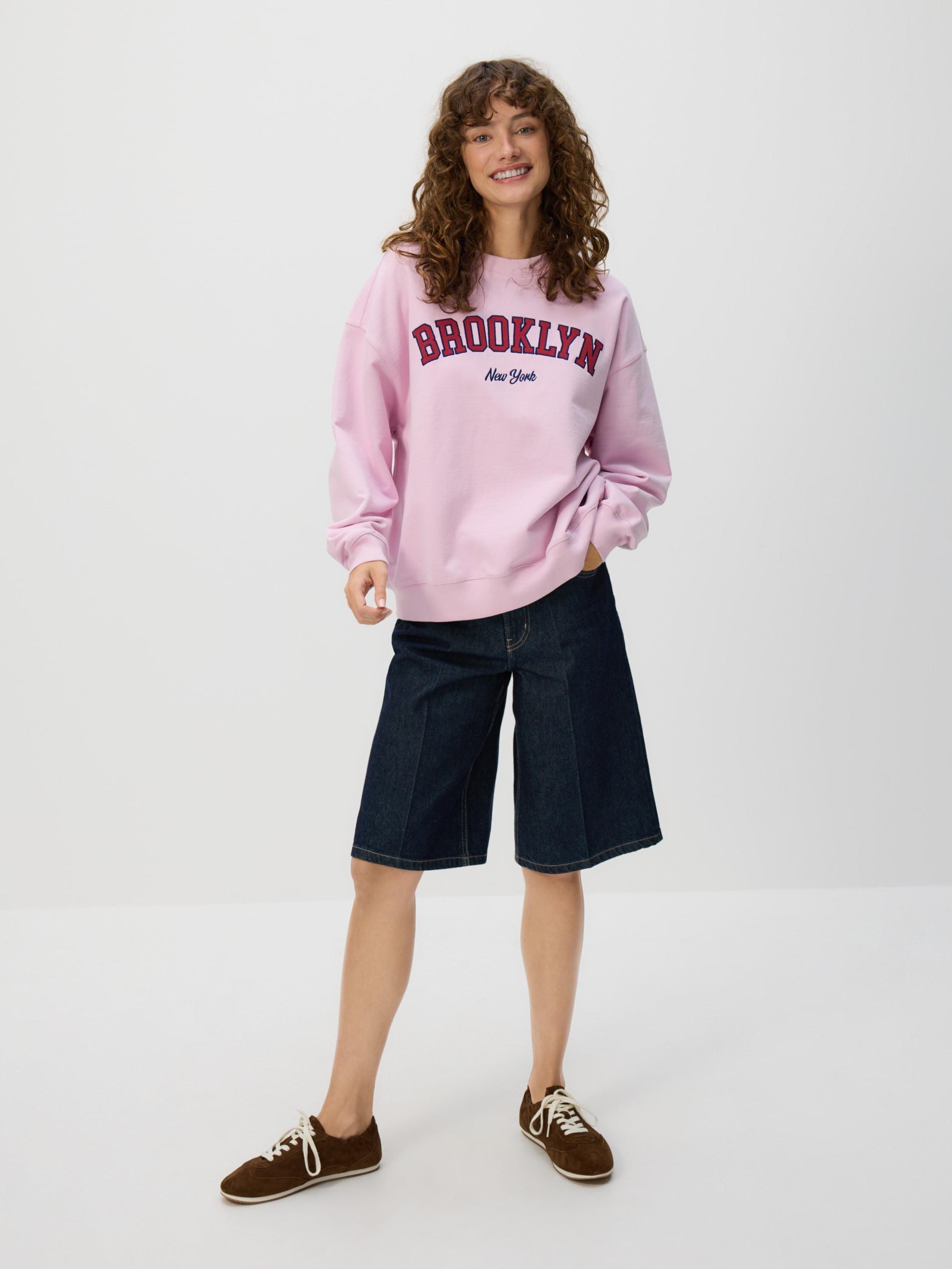 PINK Printed sweatshirt, , large image number 1