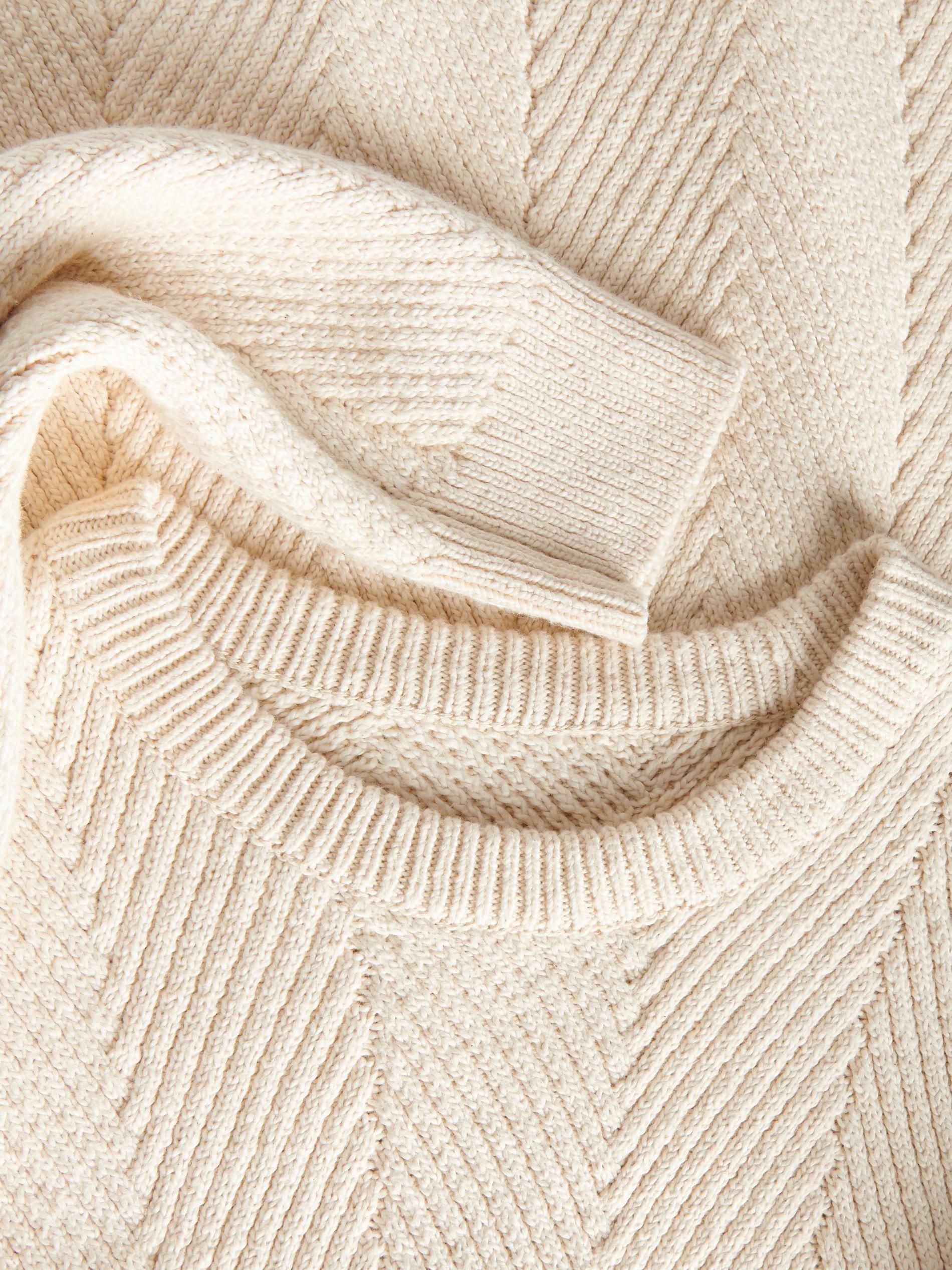 Cream Cotton Rich Jumper, , large image number 2