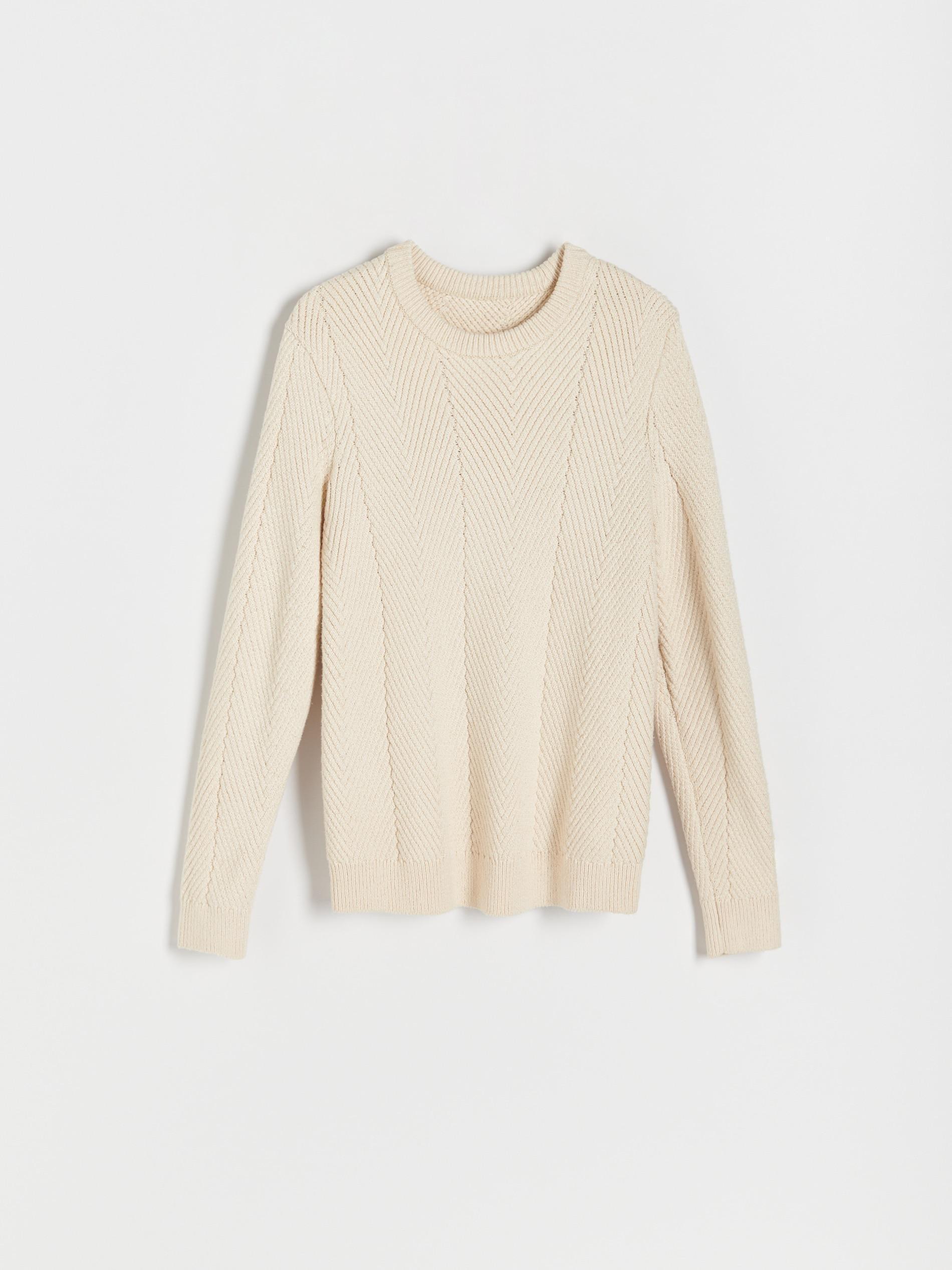 Cream Cotton Rich Jumper, , large image number 5