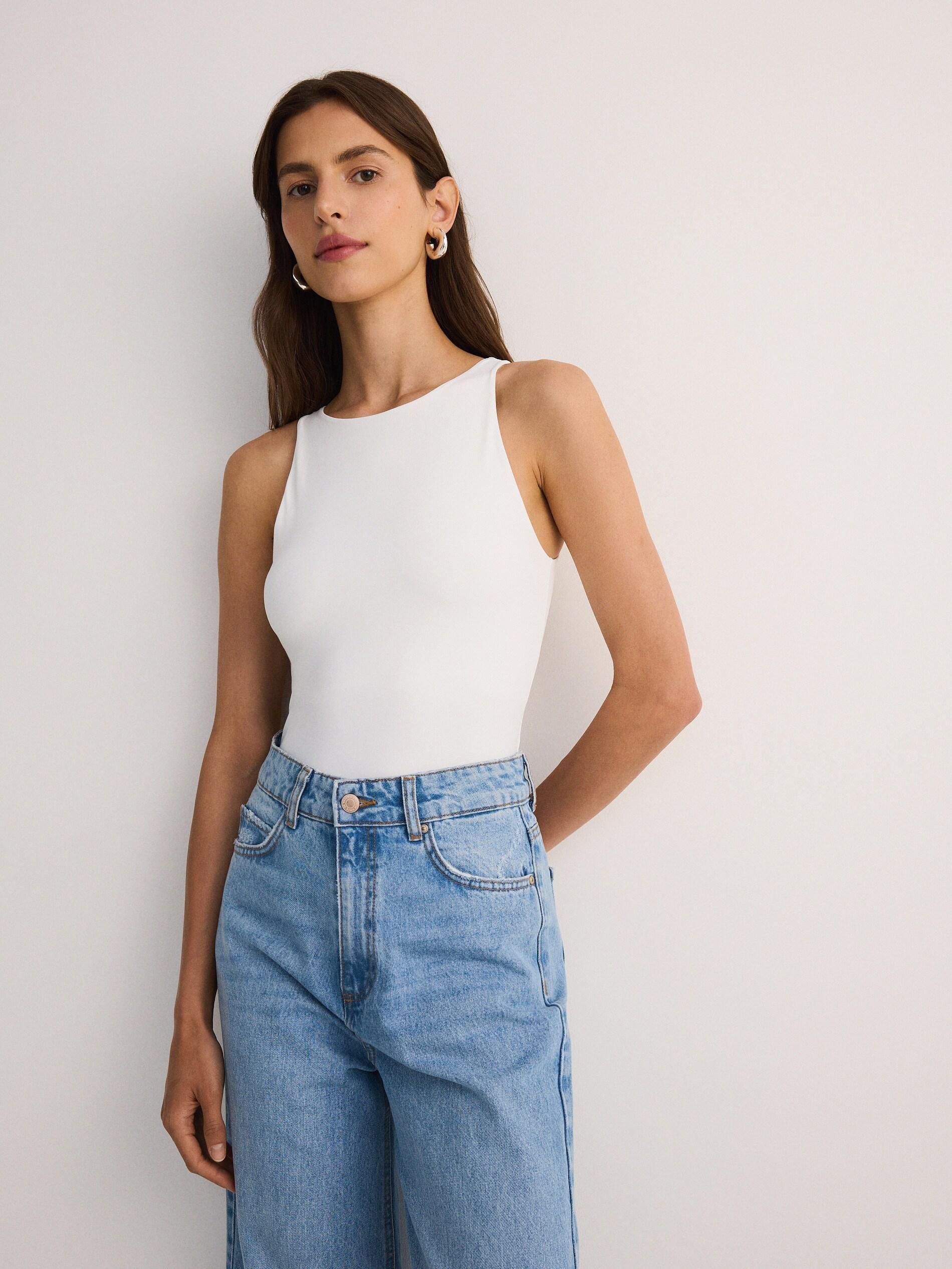 White Snaped Top, , large image number 0