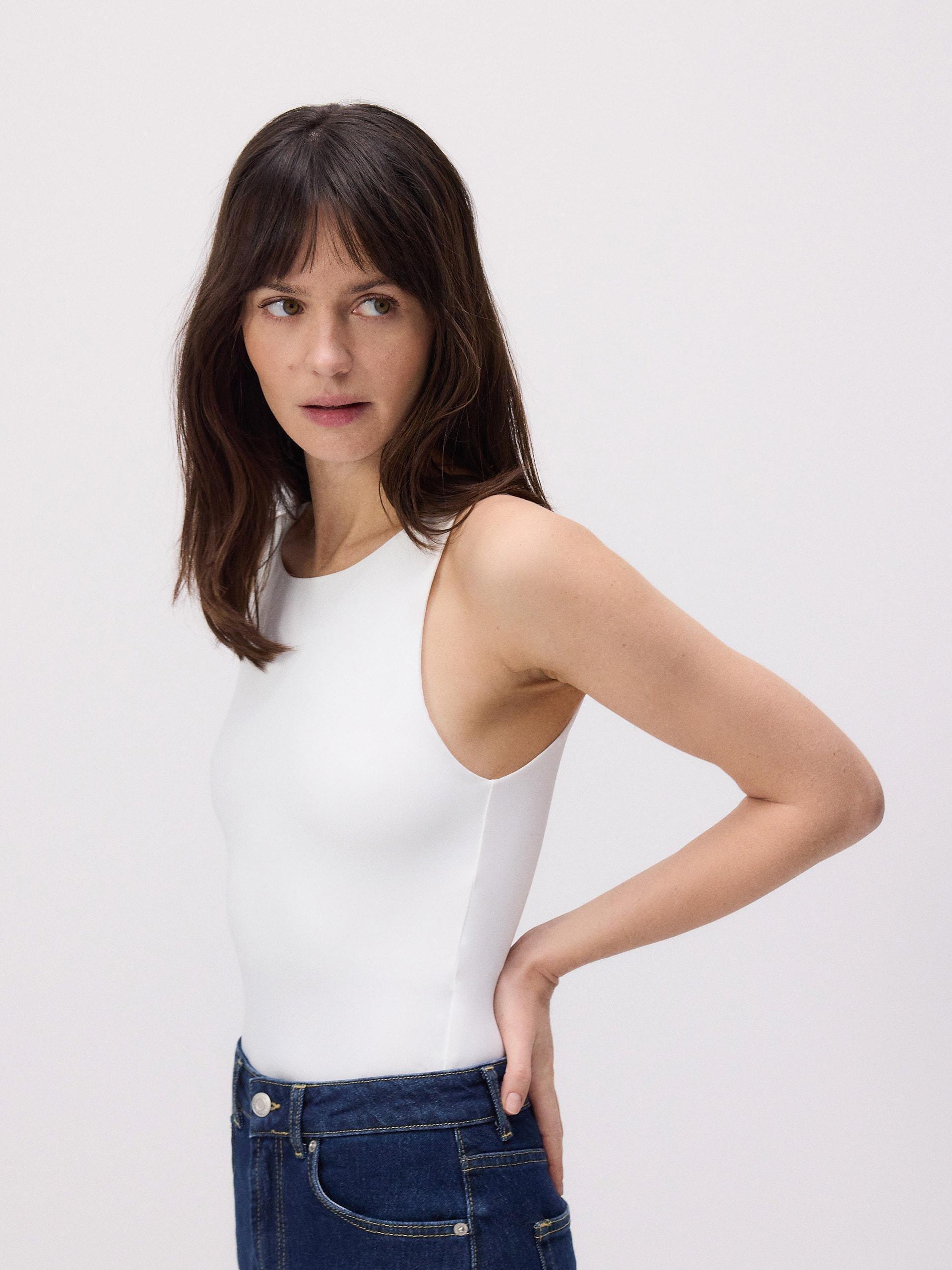 White Snaped Top, , large image number 1