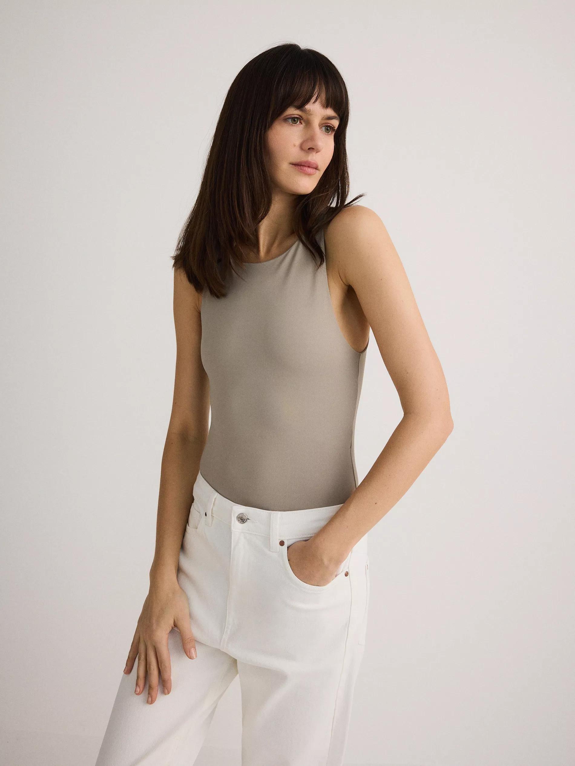 Beige Snaped Top, , large image number 2