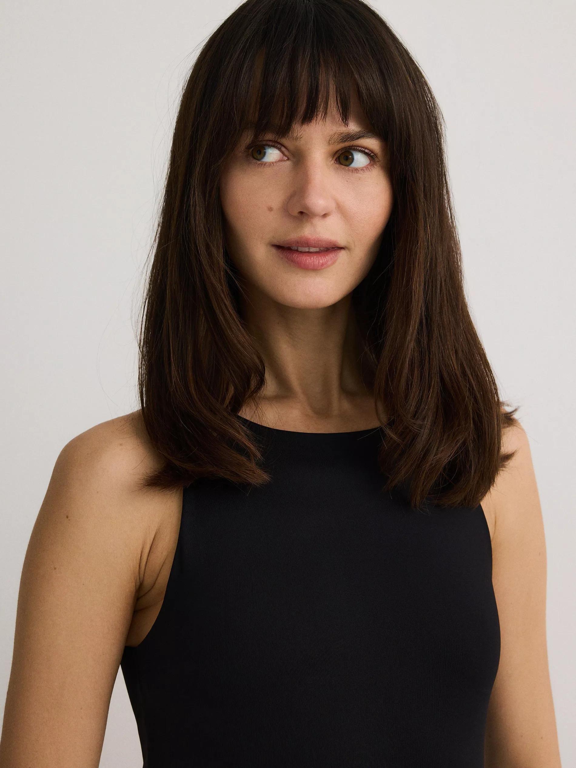Black Snaped Top, , large image number 4
