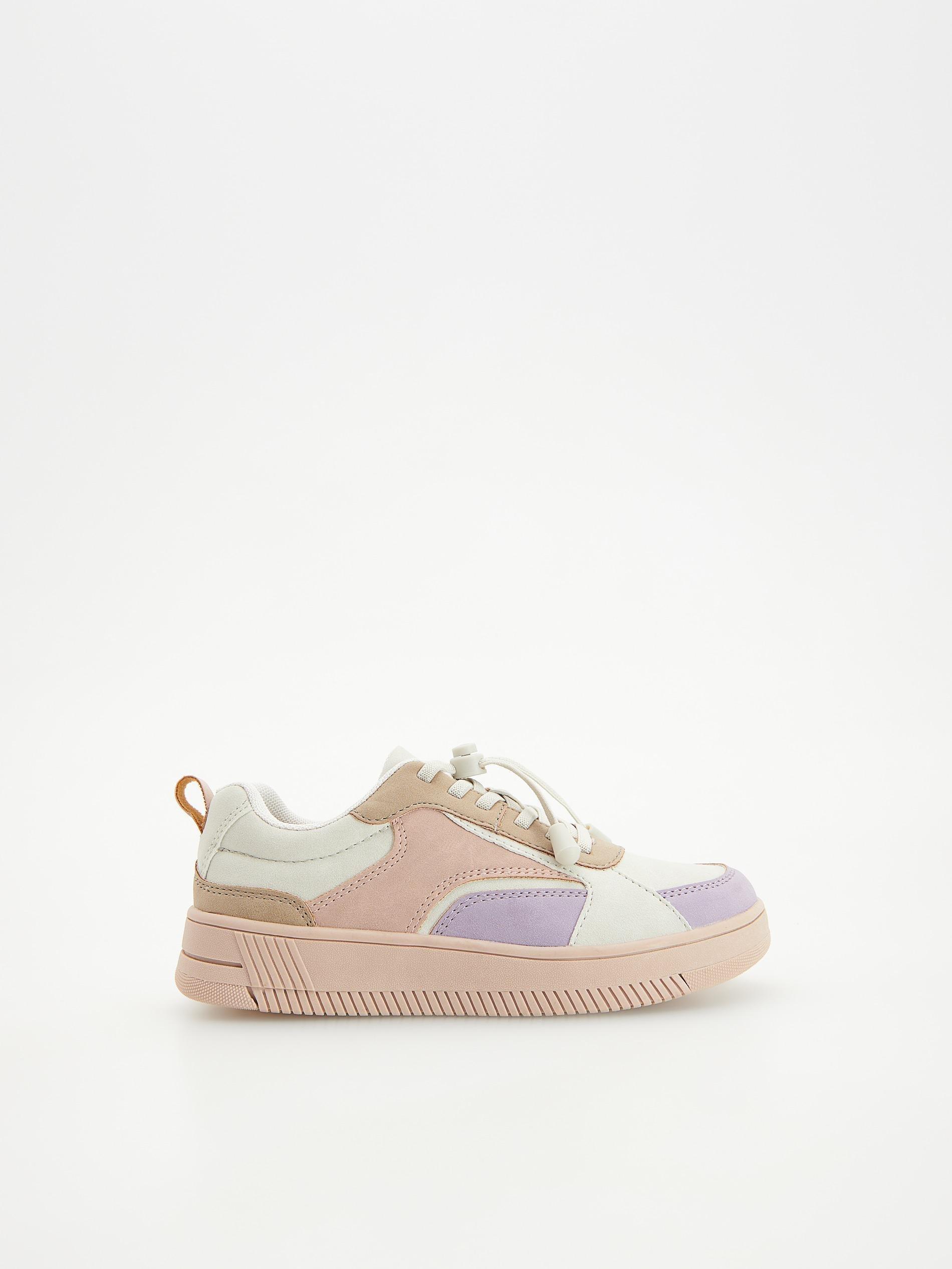 White Sneakers With Toggle, Kids Girls, , large image number 2