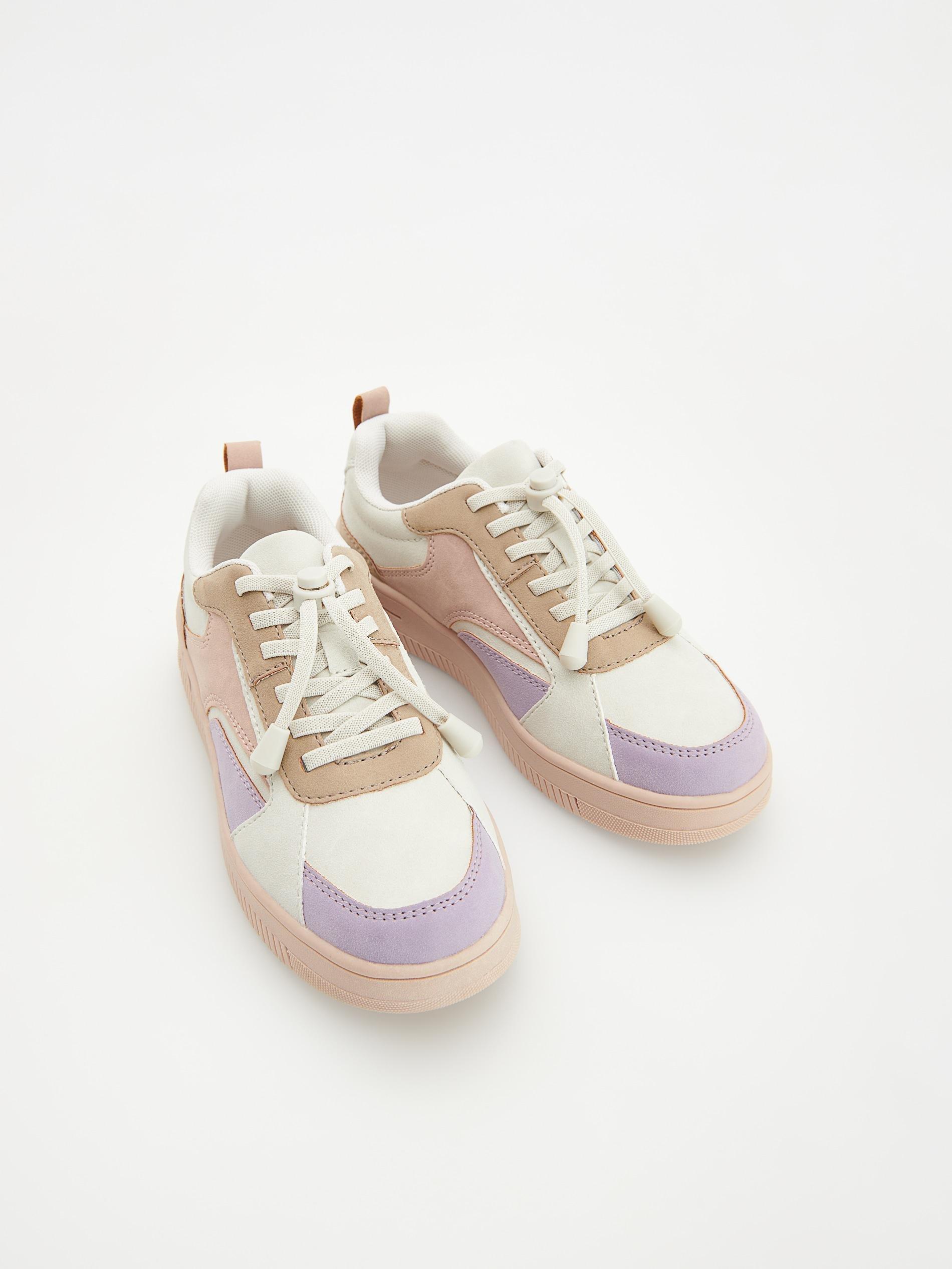 White Sneakers With Toggle, Kids Girls, , large image number 3