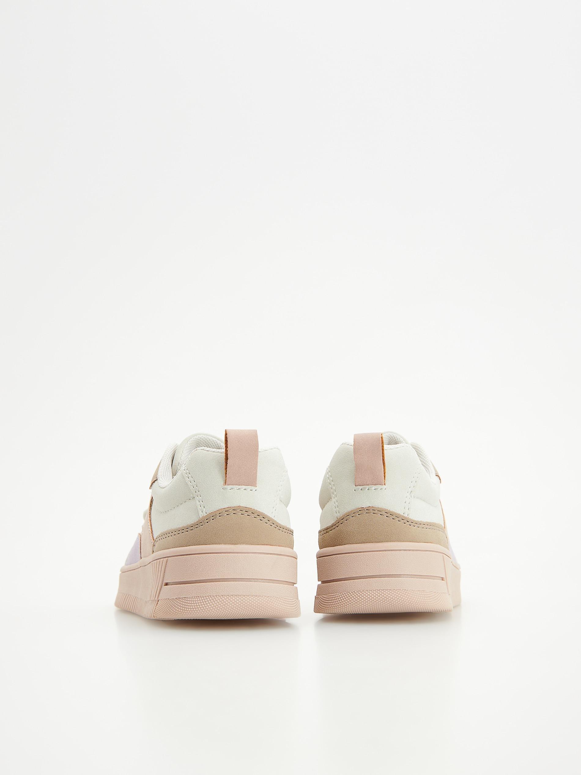 White Sneakers With Toggle, Kids Girls, , large image number 5